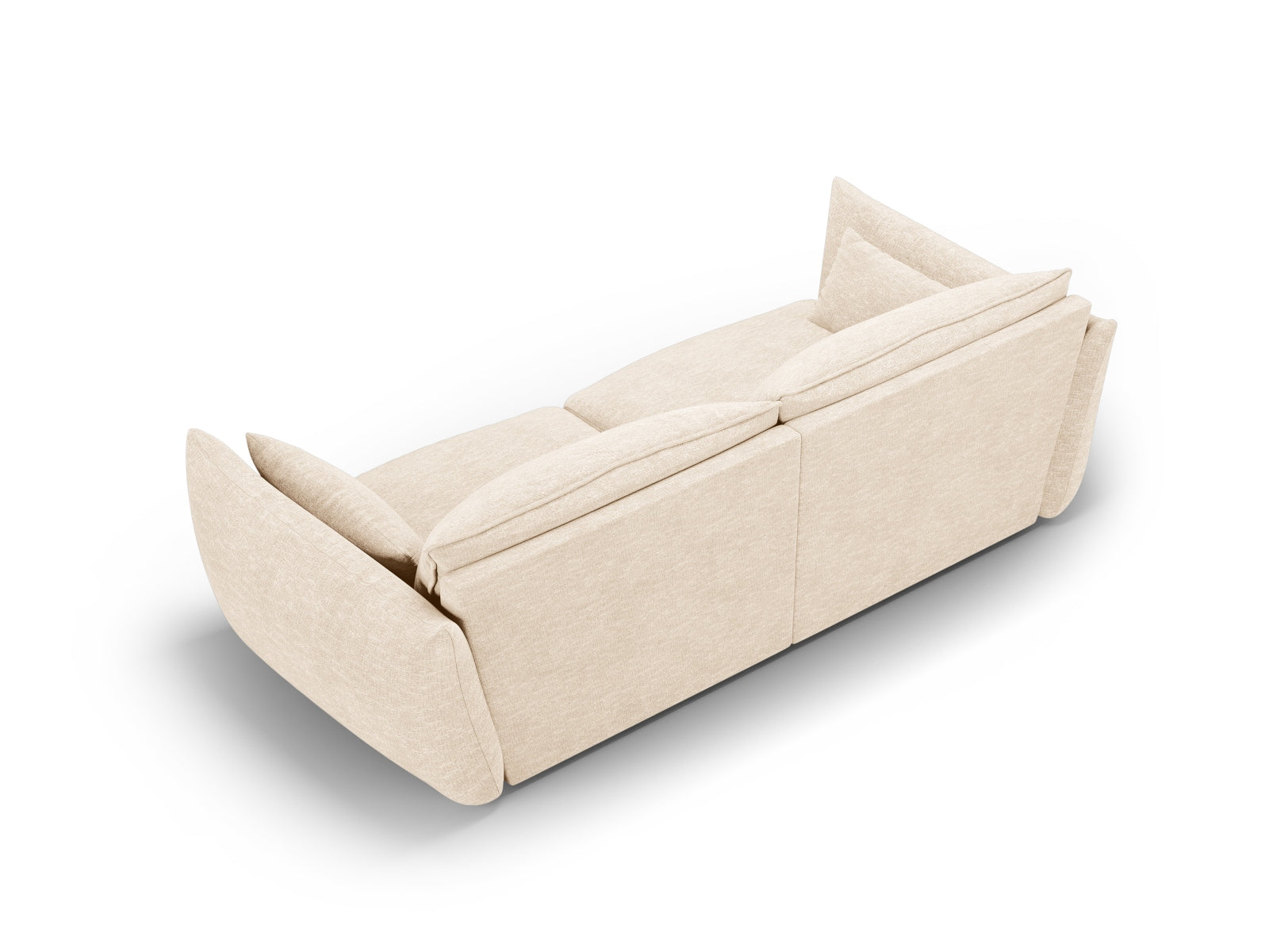 Elegantes 3-Sitzer Sofa Matera in sanftem Beige, ideal für stilvolle Wohnräume. Komfort und Qualität vereint von Cosmopolitan Design.