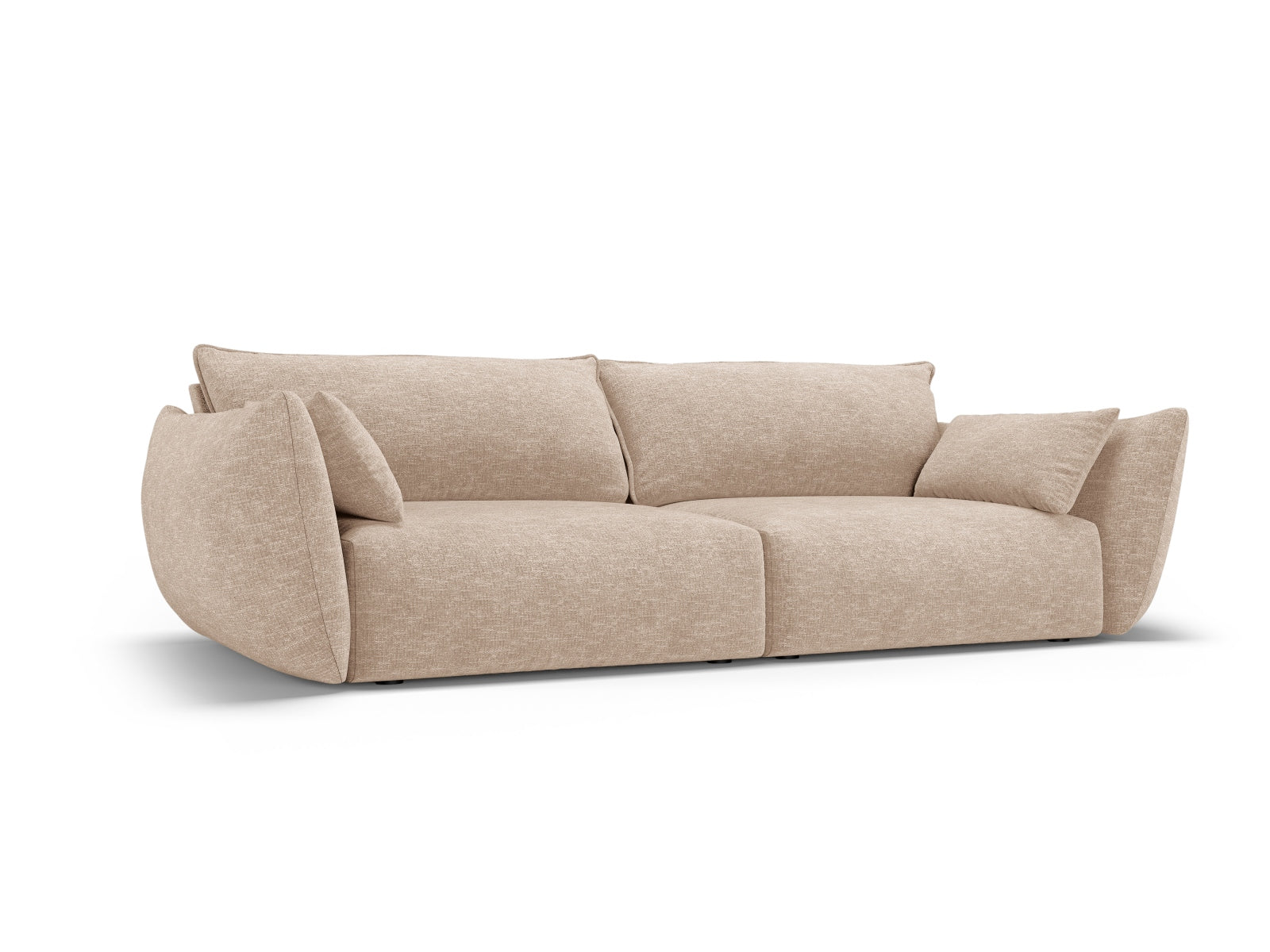 Elegantes 3-Sitzer Sofa Matera in stilvollem Beige, ideal für moderne Wohnräume, erhältlich bei KAQTU Design AG.