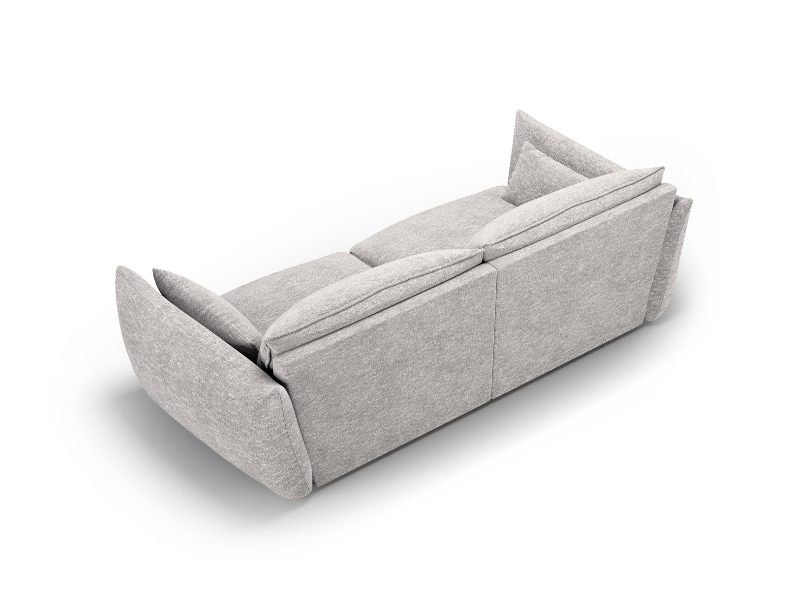Elegantes 3-Sitzer Sofa Matera in dezentem Grau, ideal für stilvolle Wohnräume und entspannte Abende, erhältlich bei Cosmopolitan Design.