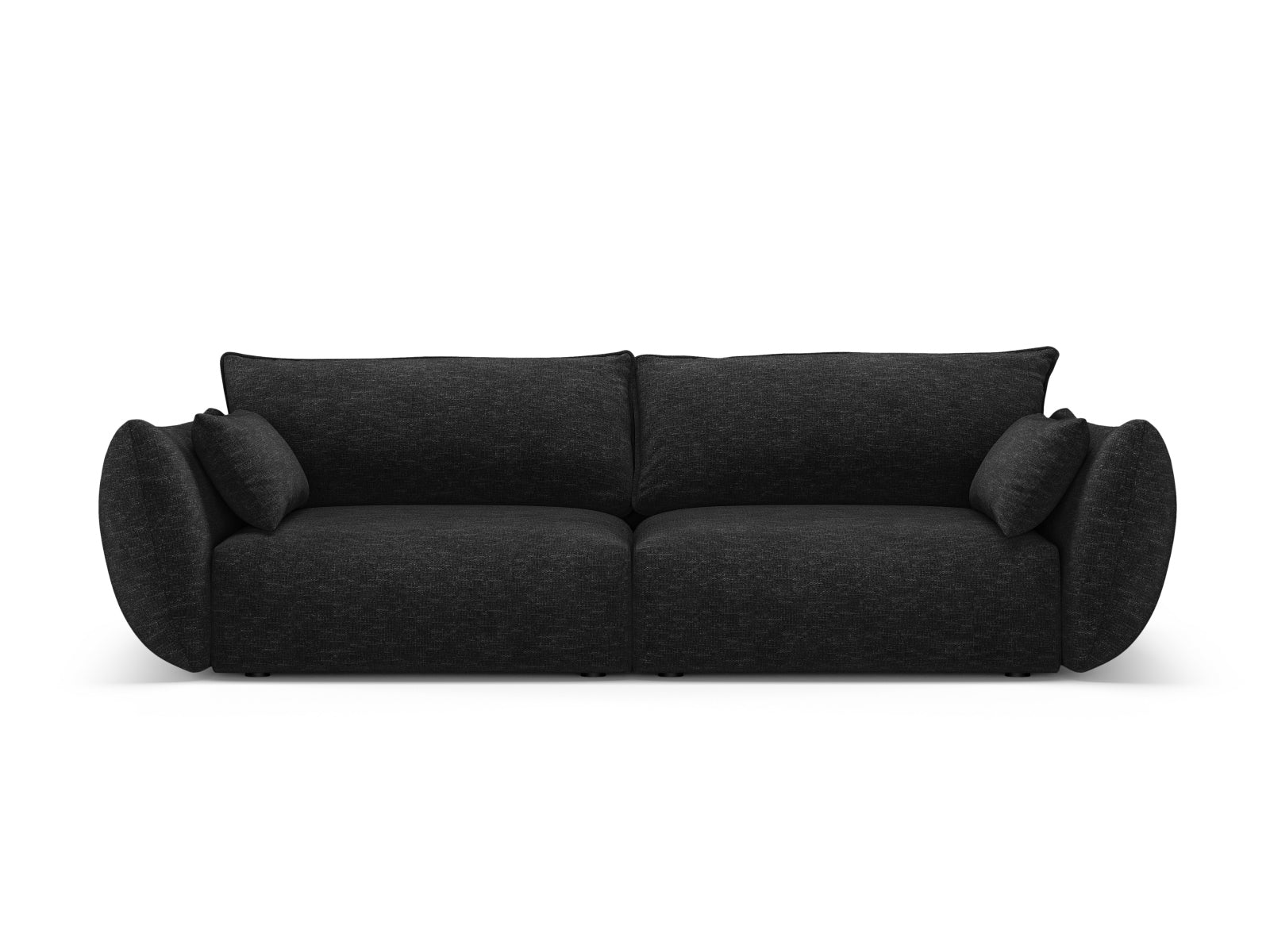 3-Sitzer Sofa Matera in Black-Haga präsentiert im Onlineshop von KAQTU Design AG. 3er Sofa ist von Cosmopolitan Design