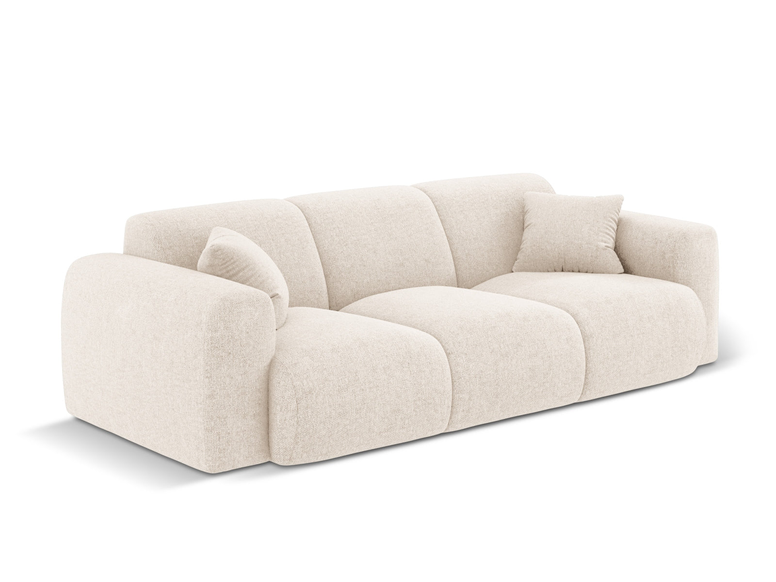 Nolio Sofa 3 Sitzer 95cm in Light Beige präsentiert im Onlineshop von KAQTU Design AG. 3er Sofa ist von Cosmopolitan Design