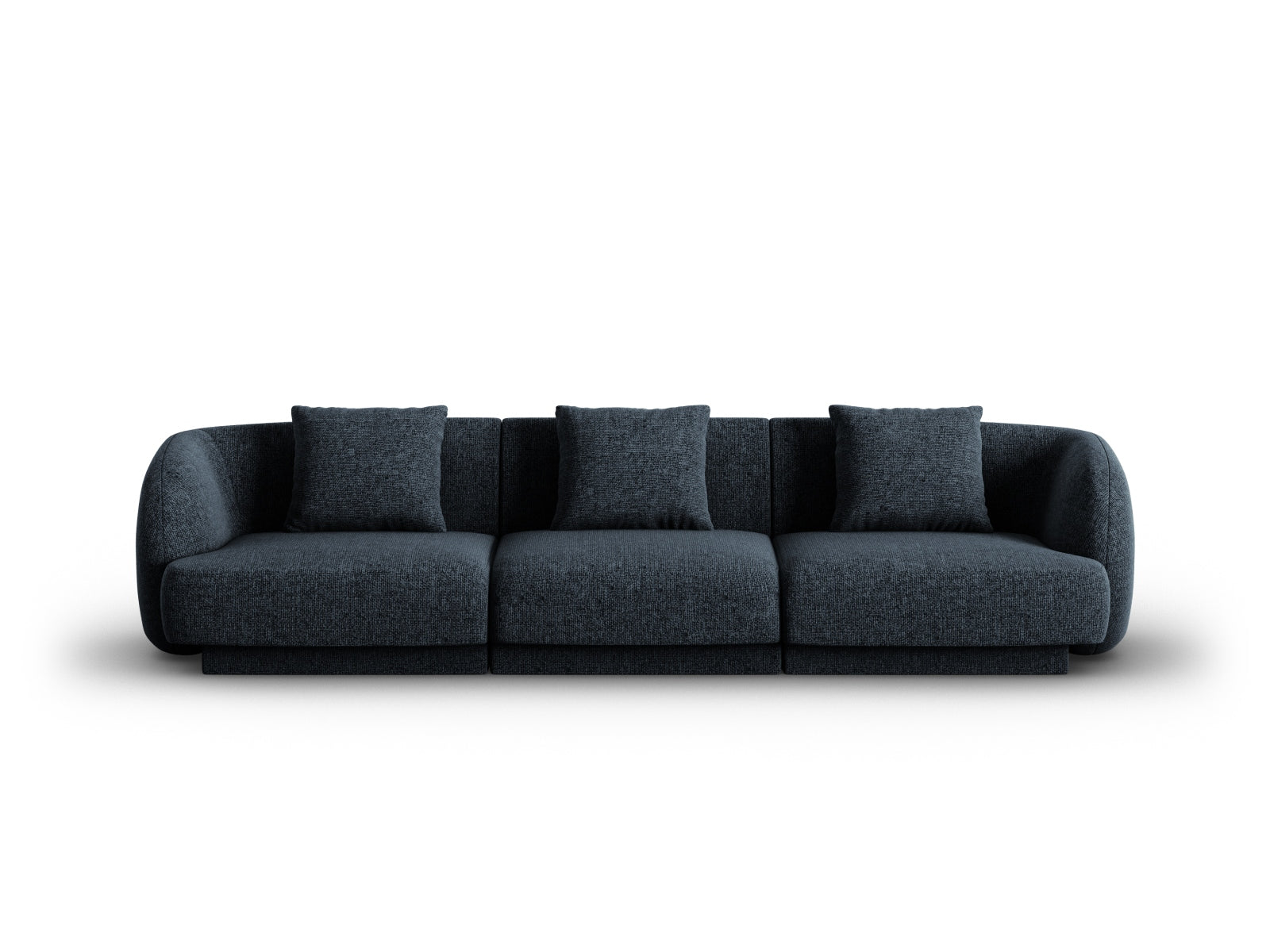 Tulum Sofa 3 Sitzer 90cm in Royal Blue-Haga präsentiert im Onlineshop von KAQTU Design AG. 3er Sofa ist von Cosmopolitan Design