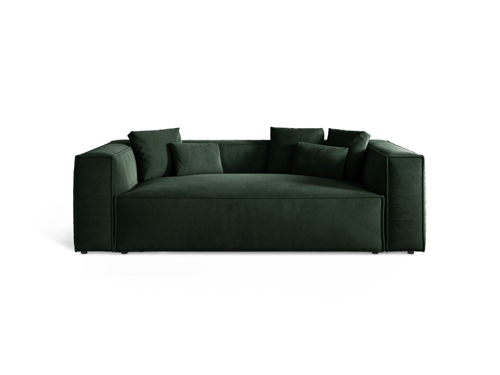 3-Sitzer Sofa Aveiro in Bottle Green-Casino präsentiert im Onlineshop von KAQTU Design AG. 3er Sofa ist von Cosmopolitan Design