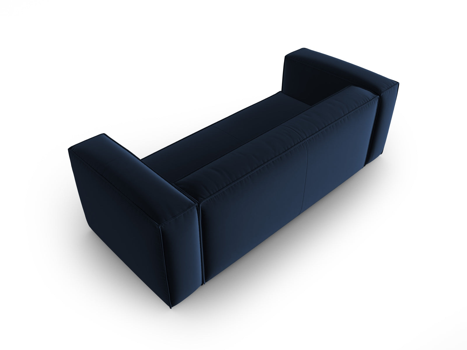 Mackay Velour Sofa 3 Sitzer in Royal Blue präsentiert im Onlineshop von KAQTU Design AG. 3er Sofa ist von Cosmopolitan Design