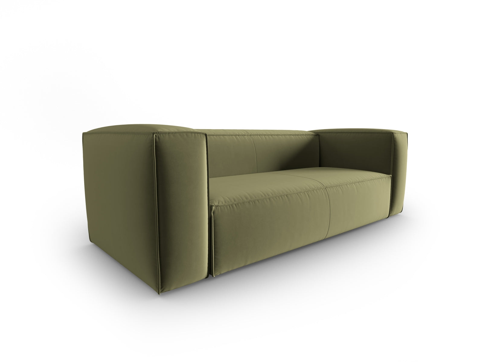 Mackay Velour Sofa 3 Sitzer in Light Green präsentiert im Onlineshop von KAQTU Design AG. 3er Sofa ist von Cosmopolitan Design