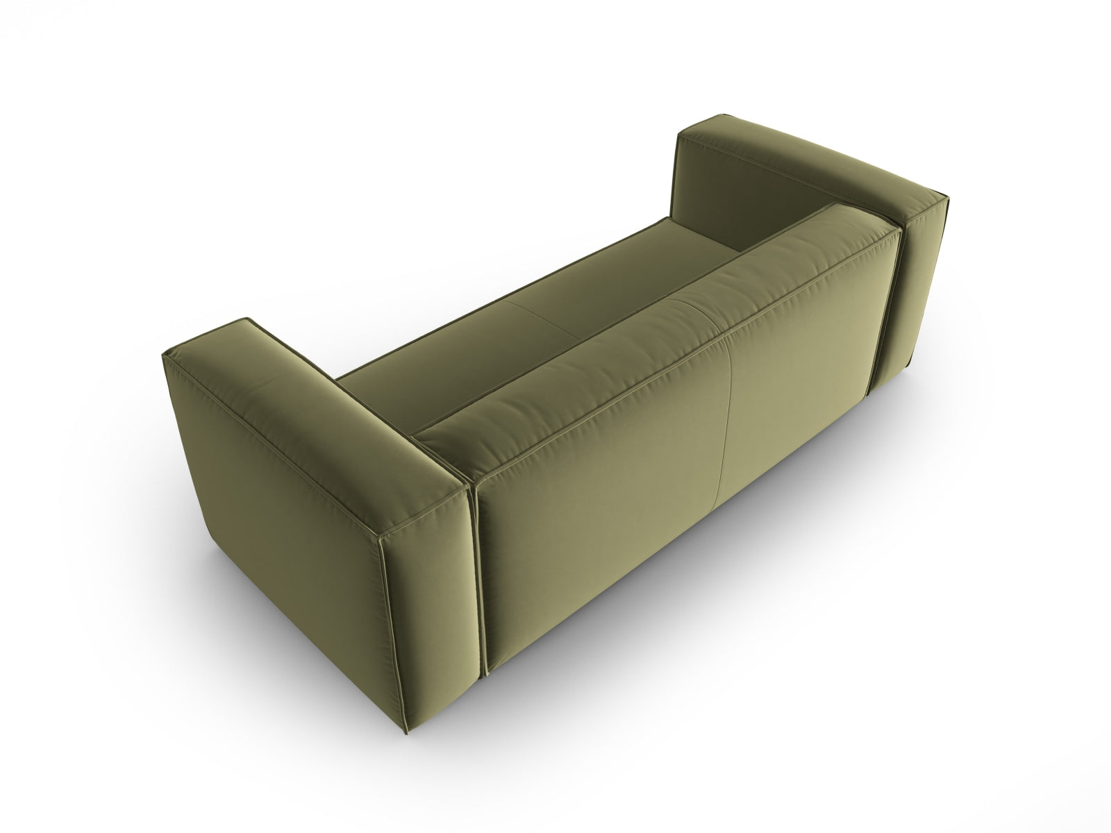 Mackay Velour Sofa 3 Sitzer in Light Green präsentiert im Onlineshop von KAQTU Design AG. 3er Sofa ist von Cosmopolitan Design