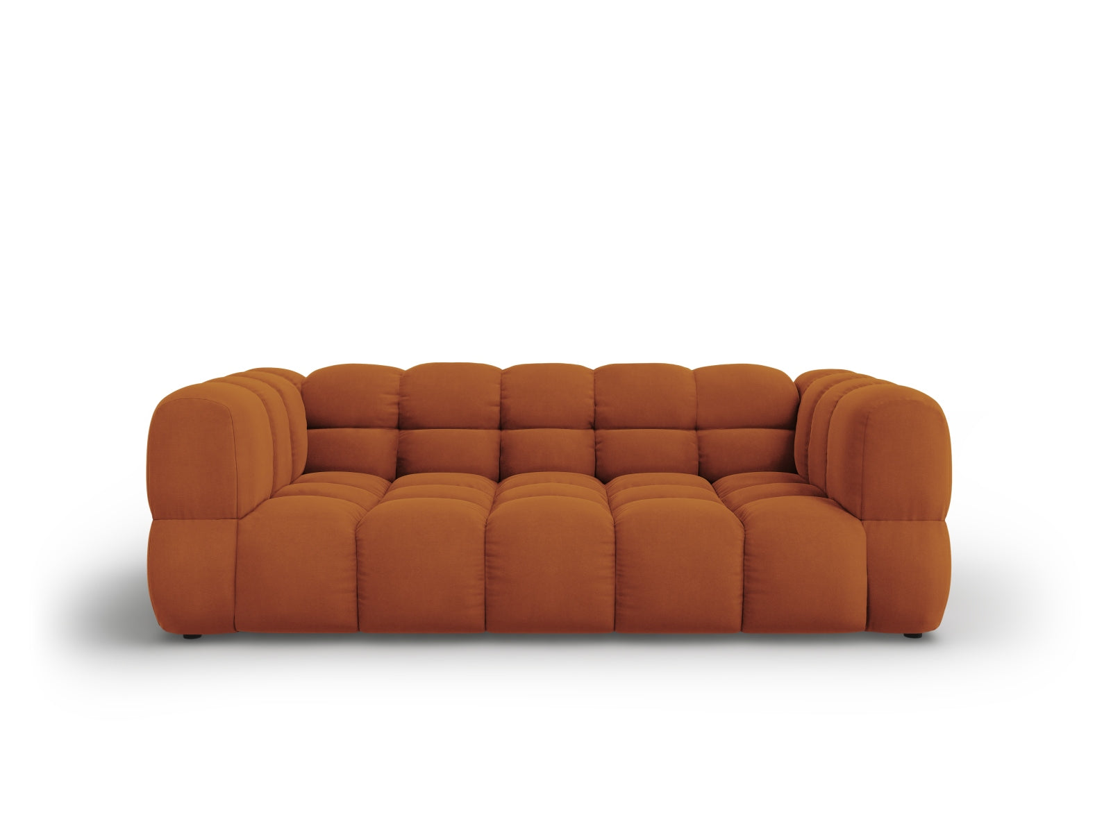 Sky Velour Sofa 3 Sitzer 102cm in Terracotta-Casino präsentiert im Onlineshop von KAQTU Design AG. 3er Sofa ist von Cosmopolitan Design