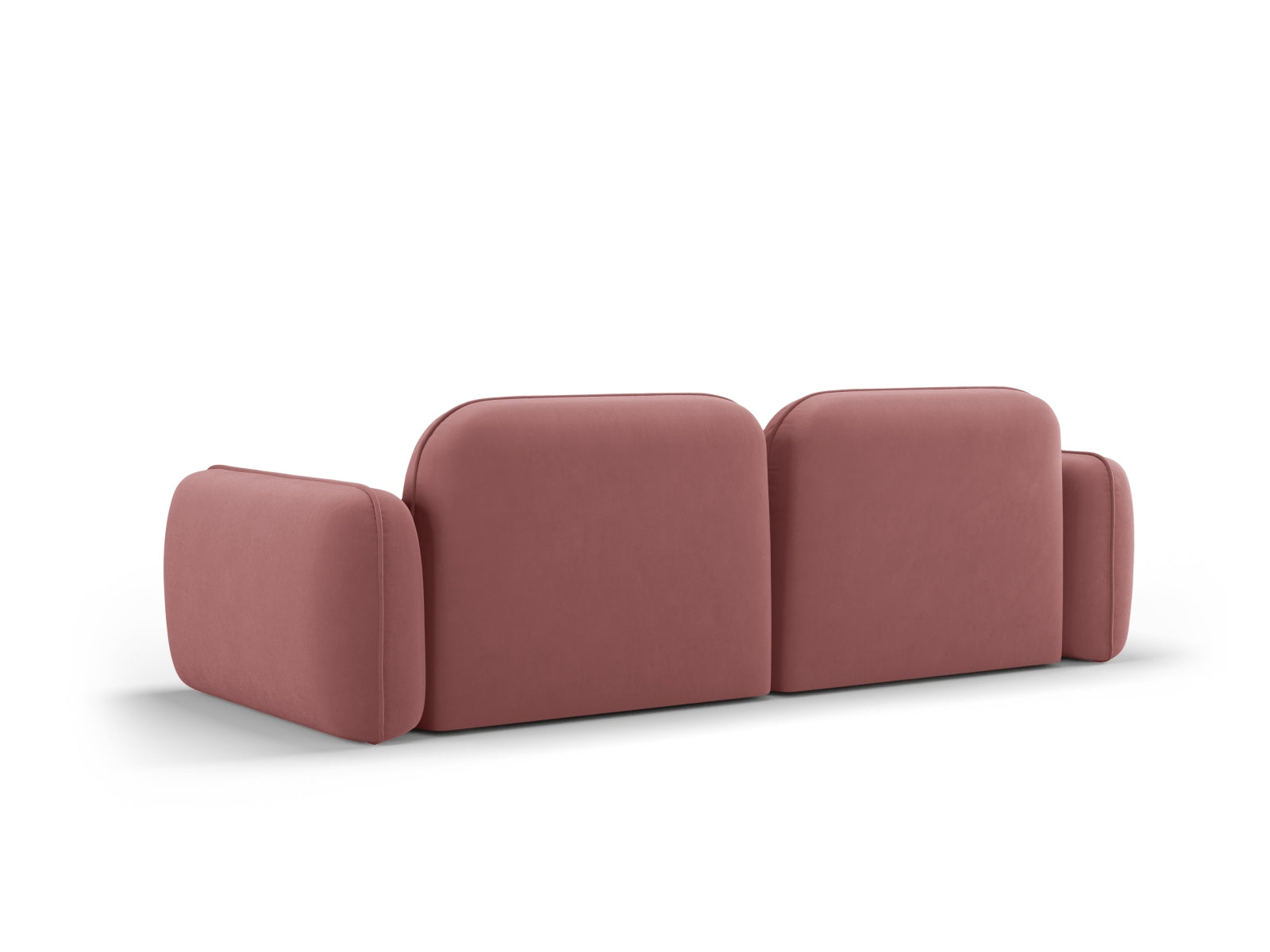 Sydney Velour Modular Sofa 3 Sitzer in Flamingo präsentiert im Onlineshop von KAQTU Design AG. 3er Sofa ist von Cosmopolitan Design