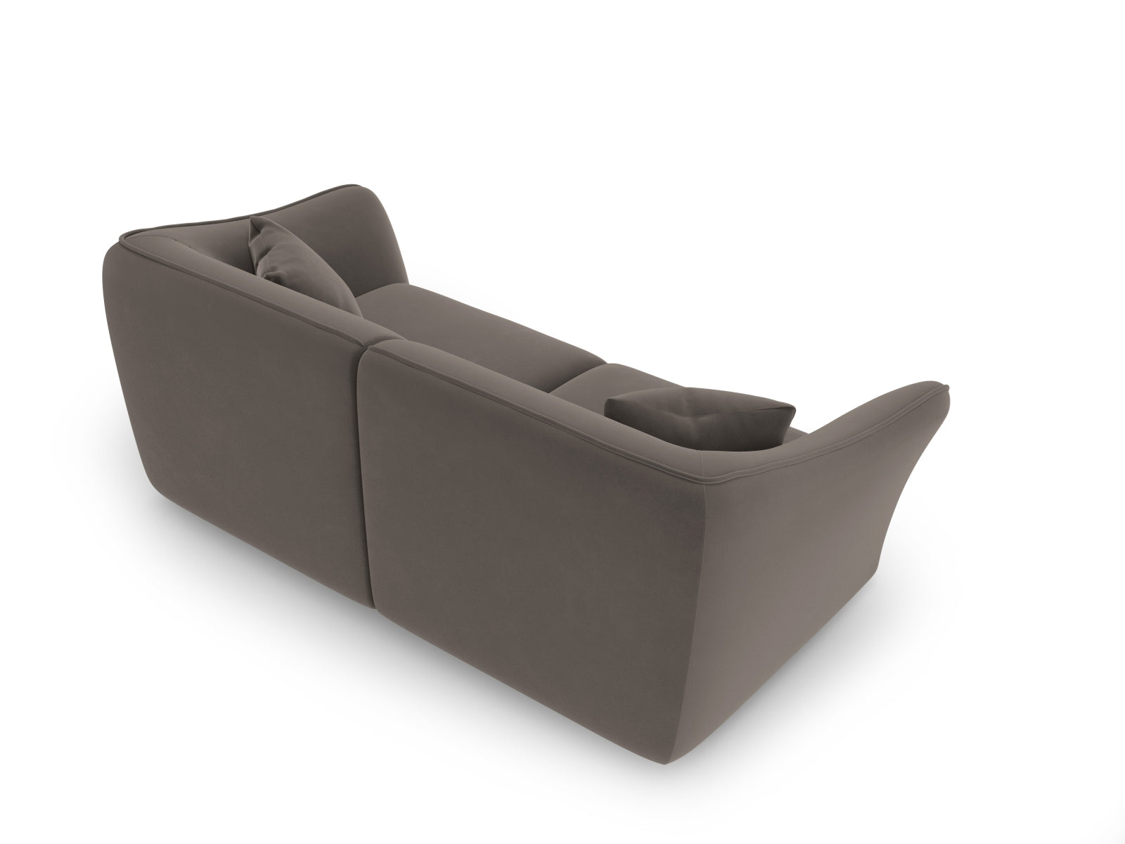 Tokyo Velour Modular Sofa 3 Sitzer in Light Brown präsentiert im Onlineshop von KAQTU Design AG. 3er Sofa ist von Cosmopolitan Design