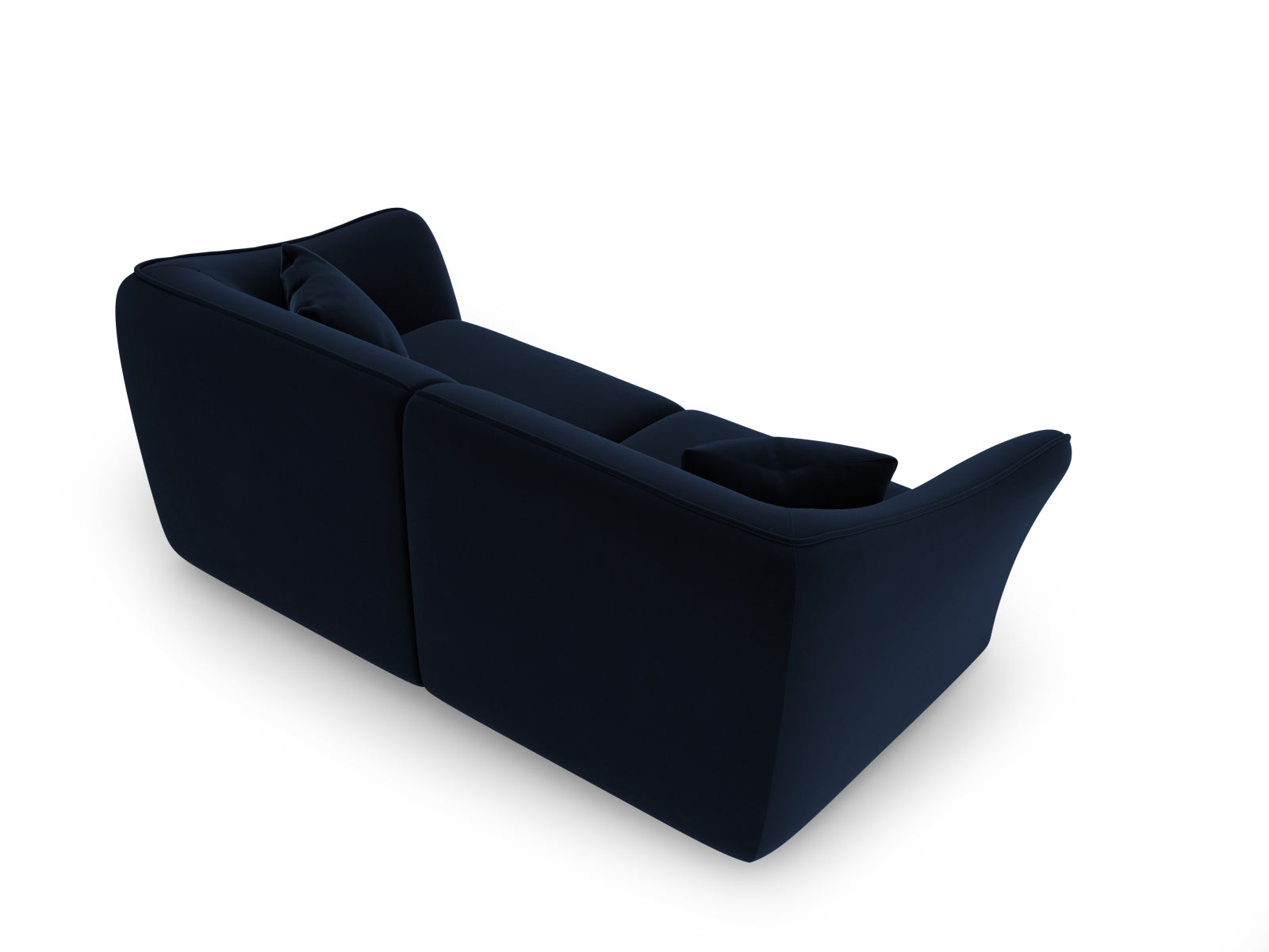Tokyo Velour Modular Sofa 3 Sitzer in Royal Blue präsentiert im Onlineshop von KAQTU Design AG. 3er Sofa ist von Cosmopolitan Design