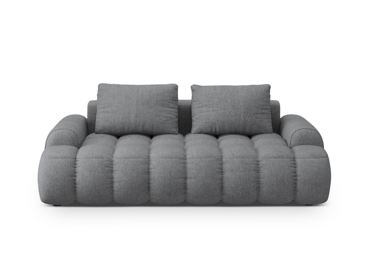 Linz Sofa 3 Sitzer 100cm in Grey-Sorella präsentiert im Onlineshop von KAQTU Design AG. 3er Sofa ist von Cosmopolitan Design