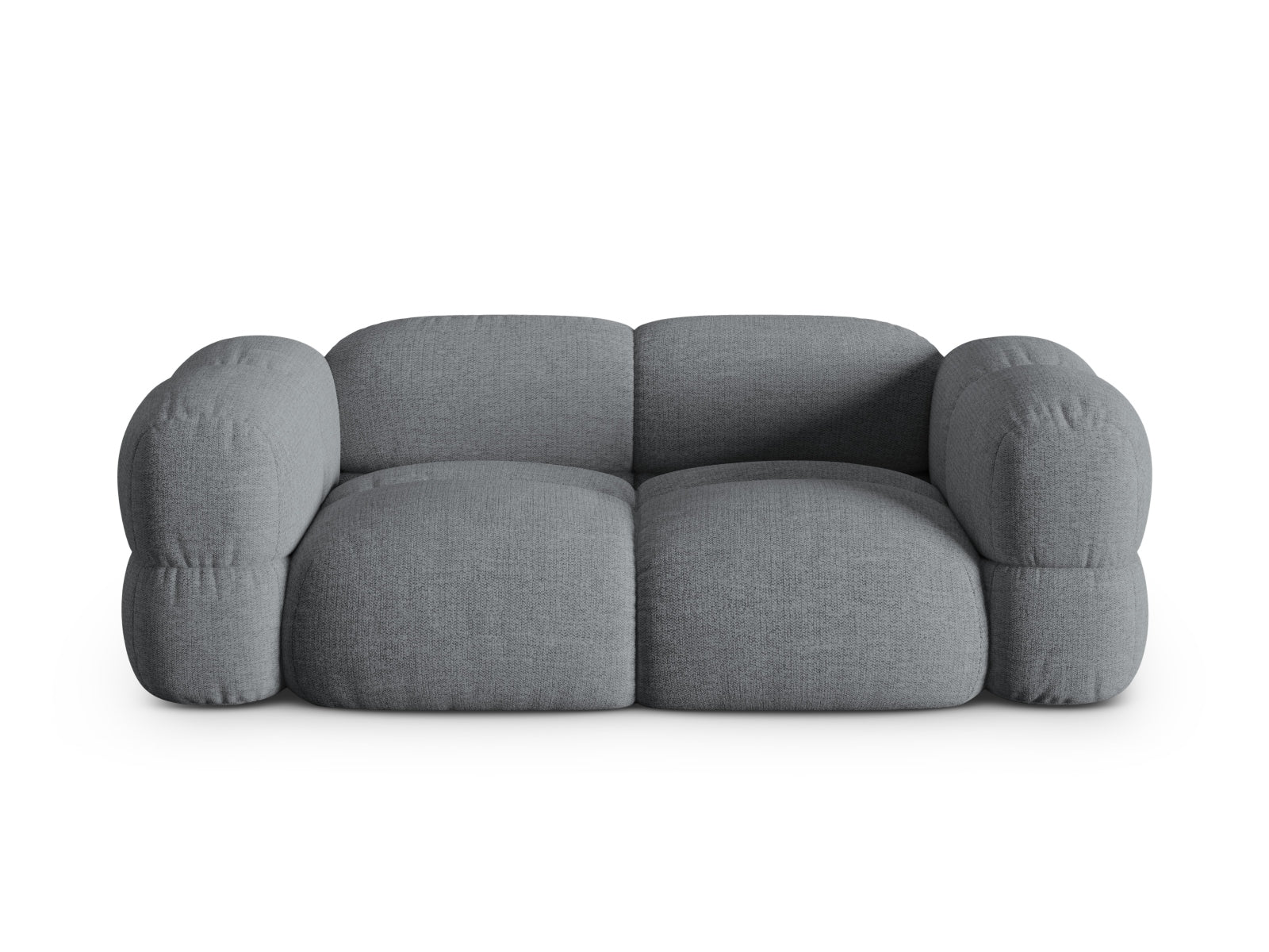 Loretto Sofa 3 Sitzer 100cm in Grey-Sorella präsentiert im Onlineshop von KAQTU Design AG. 3er Sofa ist von Cosmopolitan Design