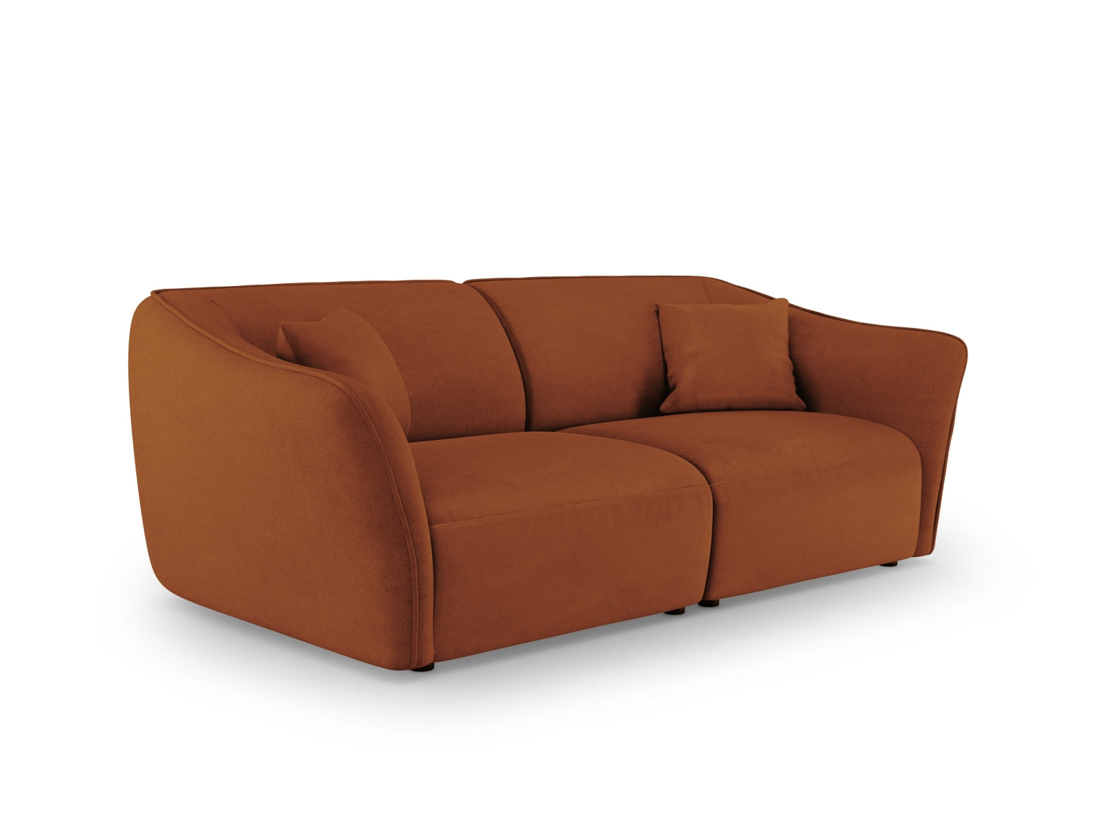 Tokyo Boucle Modular Sofa 3 Sitzer in Brick präsentiert im Onlineshop von KAQTU Design AG. 3er Sofa ist von Cosmopolitan Design