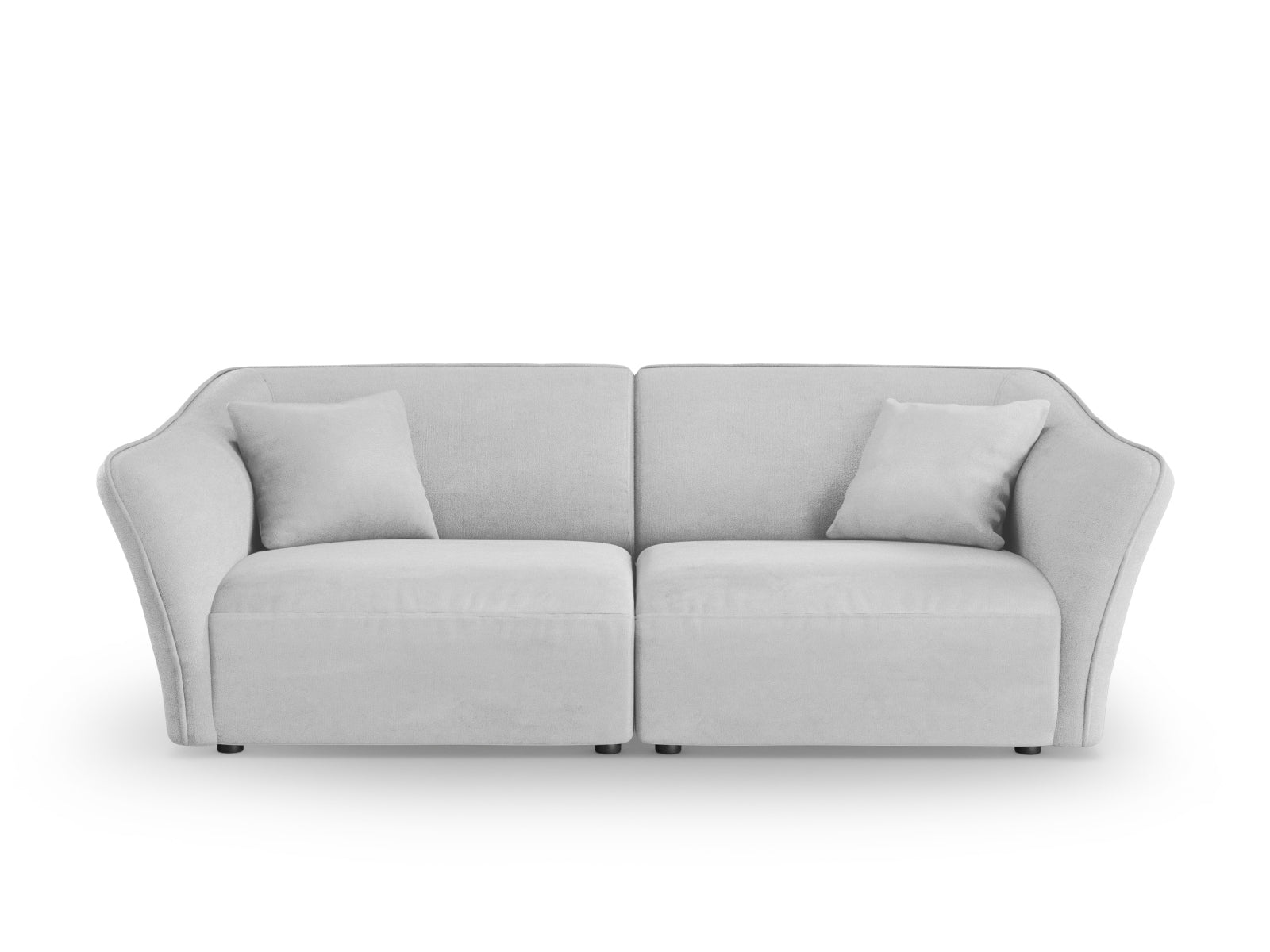 Tokyo Boucle Modular Sofa 3 Sitzer in Light Grey präsentiert im Onlineshop von KAQTU Design AG. 3er Sofa ist von Cosmopolitan Design