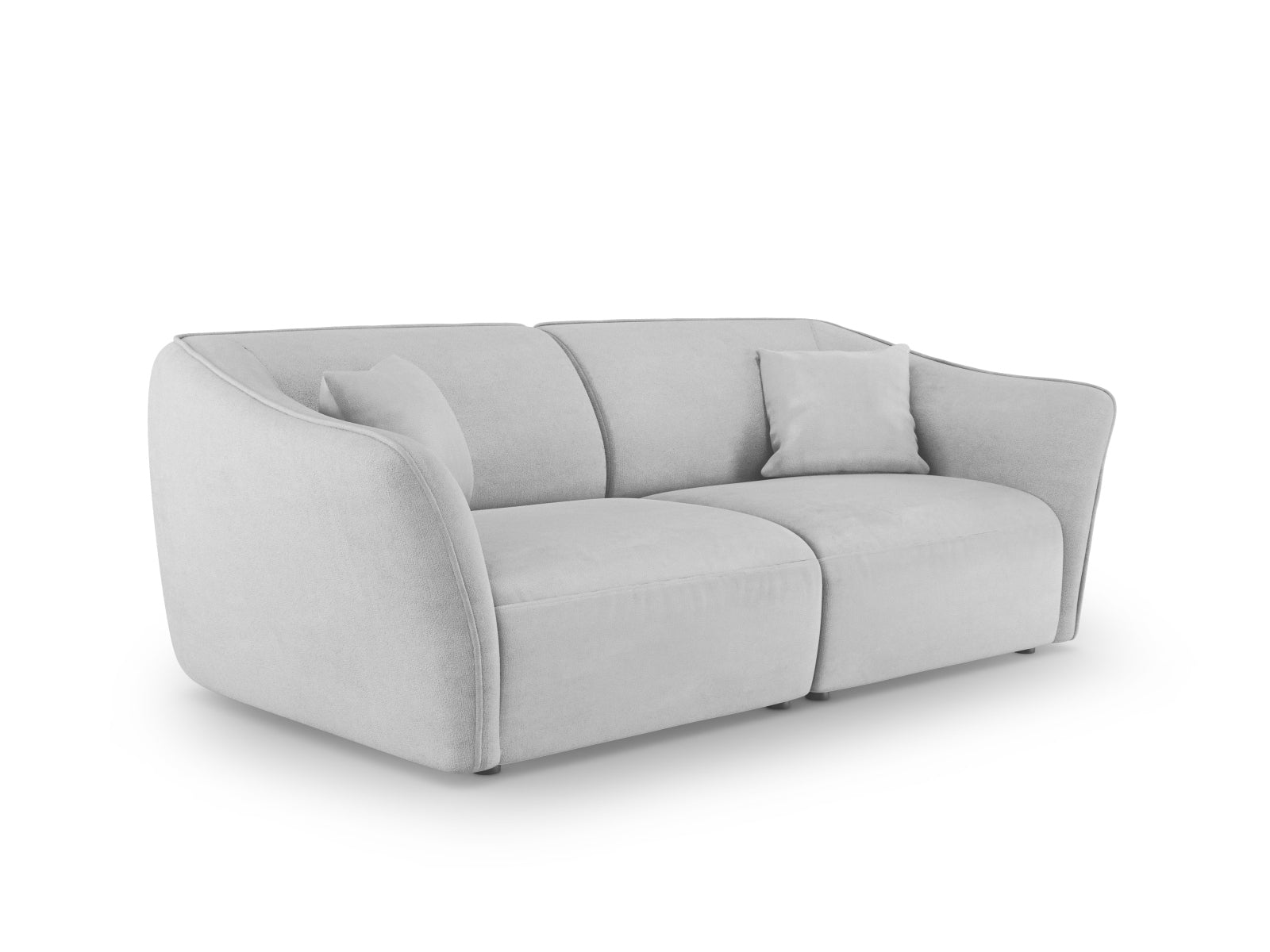 Tokyo Boucle Modular Sofa 3 Sitzer in Light Grey präsentiert im Onlineshop von KAQTU Design AG. 3er Sofa ist von Cosmopolitan Design