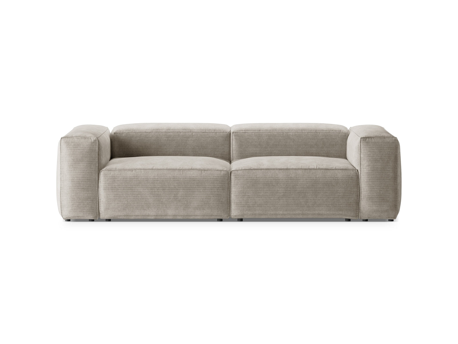 Bergamo Modular Sofa 3 Sitzer in Ivory präsentiert im Onlineshop von KAQTU Design AG. 3er Sofa ist von Cosmopolitan Design