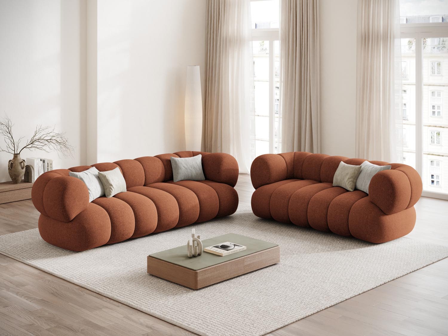 Entdecken Sie das Koge Sofa 3 Sitzer 95cm von Cosmopolitan Design – stilvoll, komfortabel und perfekt für Ihr modernes Zuhause.