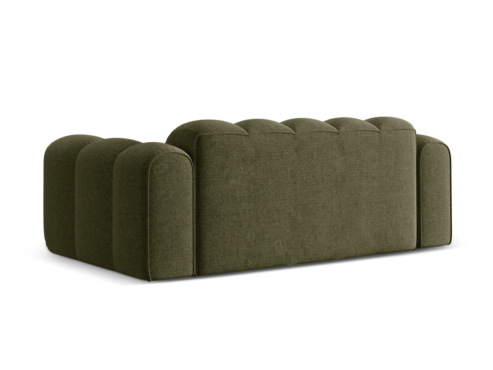 Elegantes 3-Sitzer Sofa Treno in der trendigen Farbe Green-Eden, ideal für ein modernes und gemütliches Zuhause von Cosmopolitan Design.