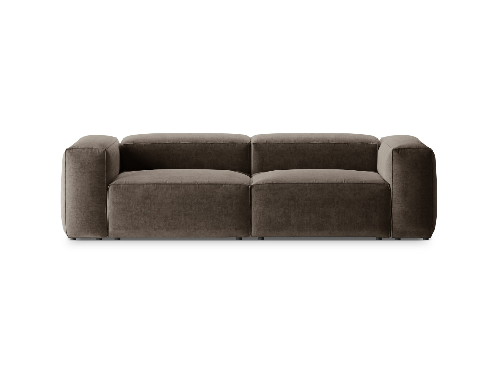 Bergamo Modular Sofa 3 Sitzer in Cappuccino präsentiert im Onlineshop von KAQTU Design AG. 3er Sofa ist von Cosmopolitan Design