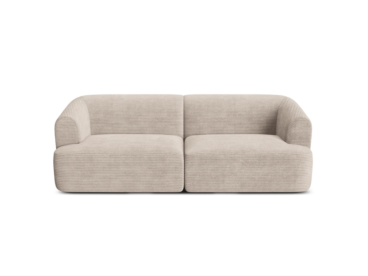 3-Sitzer Modular Sofa Campi in Cappuccino-Lincoln D präsentiert im Onlineshop von KAQTU Design AG. 3er Sofa ist von Cosmopolitan Design