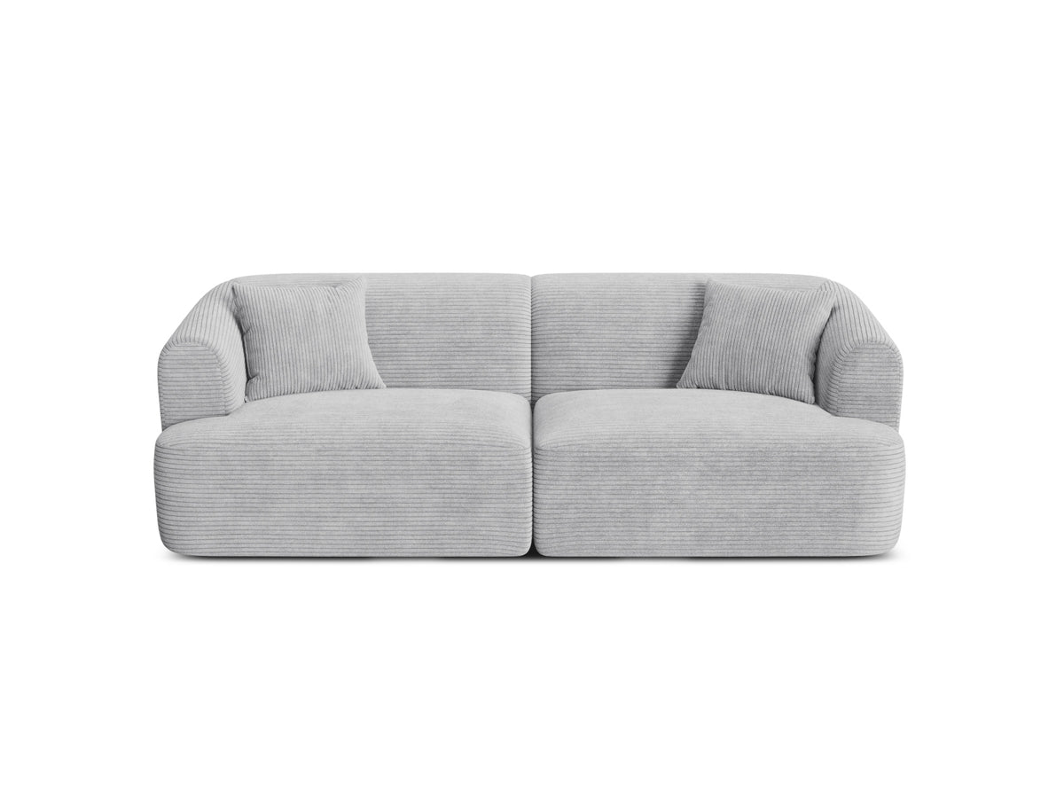3-Sitzer Modular Sofa Campi in Silver-Lincoln D präsentiert im Onlineshop von KAQTU Design AG. 3er Sofa ist von Cosmopolitan Design