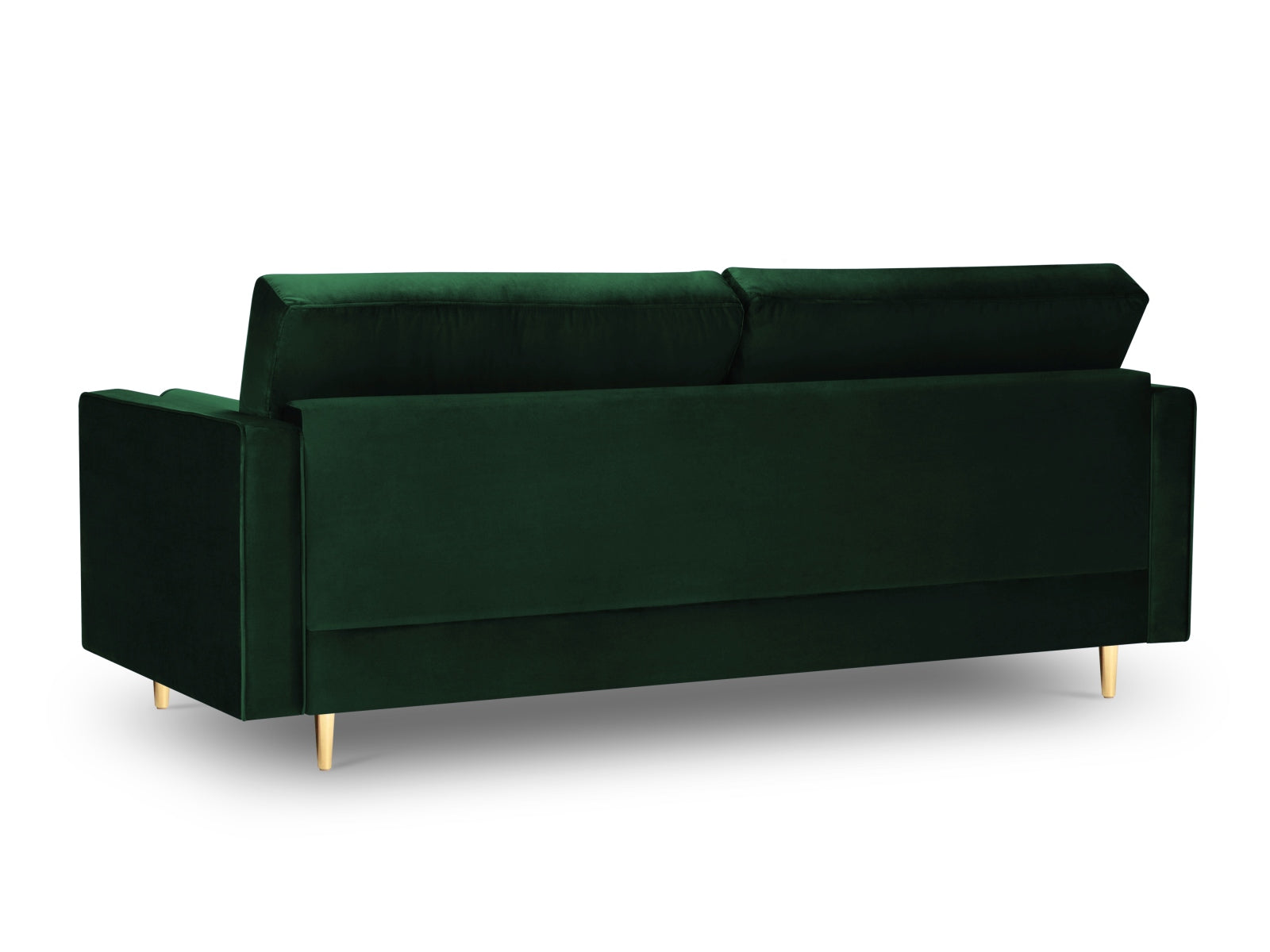 Elegantes 3-Sitzer Sofa Aspen in sattem Flaschengrün, ideal für stilvolle Wohnräume und entspannte Stunden, entworfen von Cosmopolitan Design.