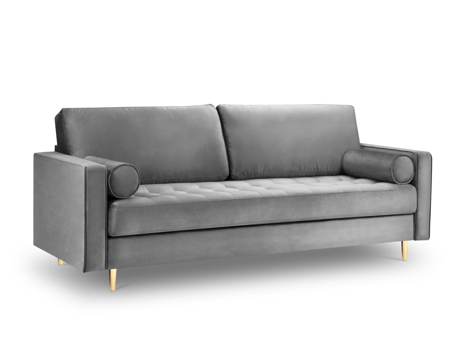 3-Sitzer Sofa Aspen in Grey-Salvador präsentiert im Onlineshop von KAQTU Design AG. 3er Sofa ist von Cosmopolitan Design