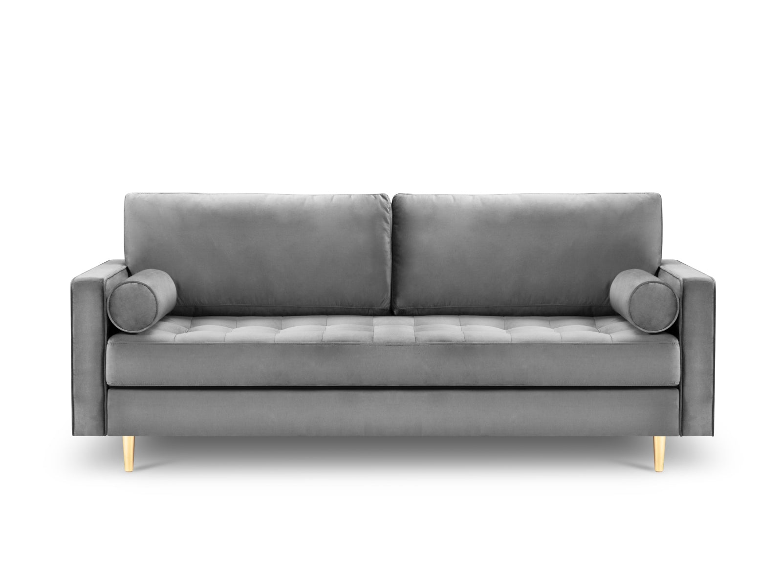 Elegantes 3-Sitzer Sofa Aspen in stilvollem Grau, ideal für moderne Wohnräume, erhältlich bei KAQTU Design AG.