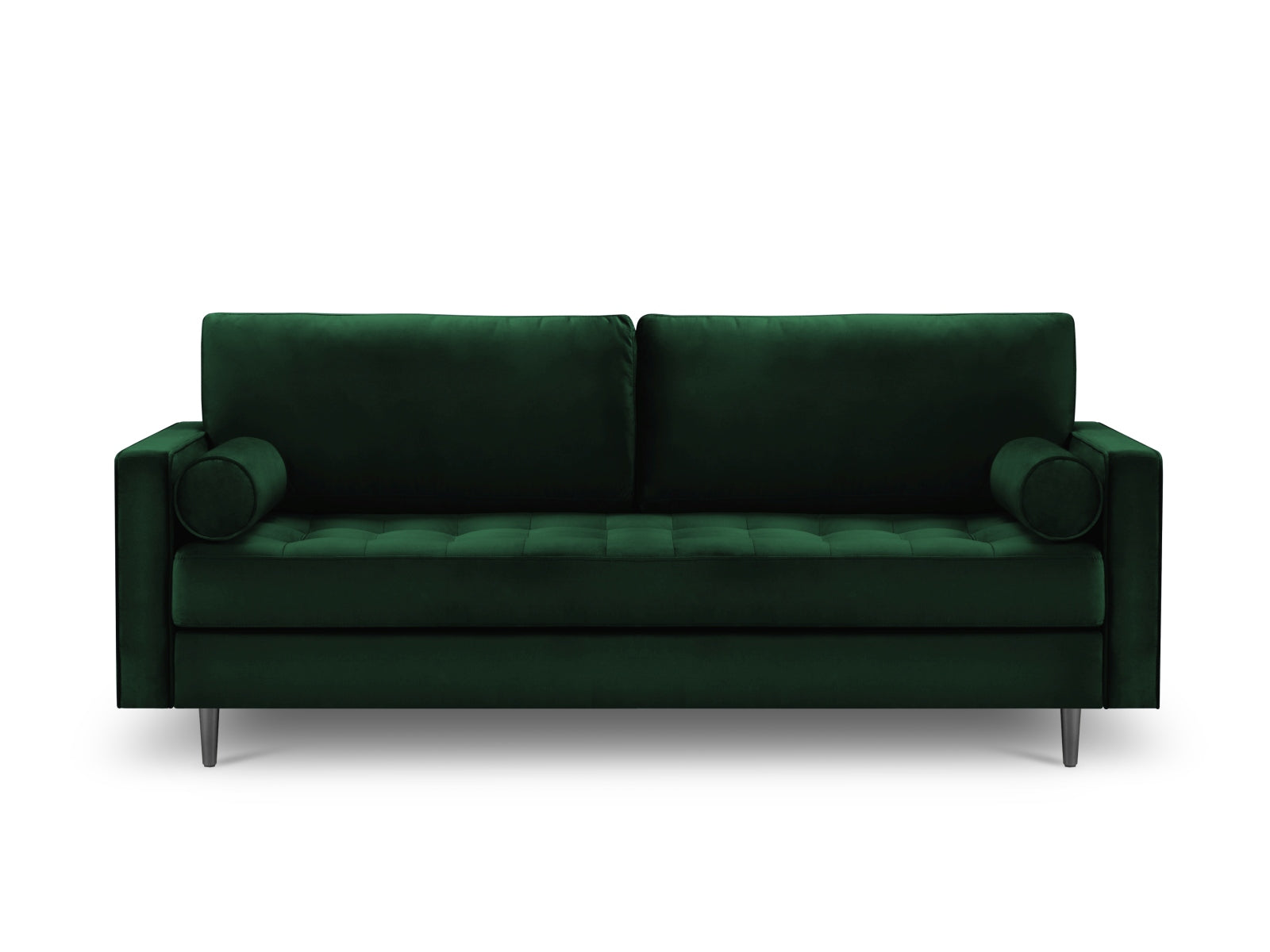 Elegantes 3-Sitzer Sofa Aspen in edlem Bottle Green, stilvoll und modern, ideal für jedes Wohnzimmer von Cosmopolitan Design.