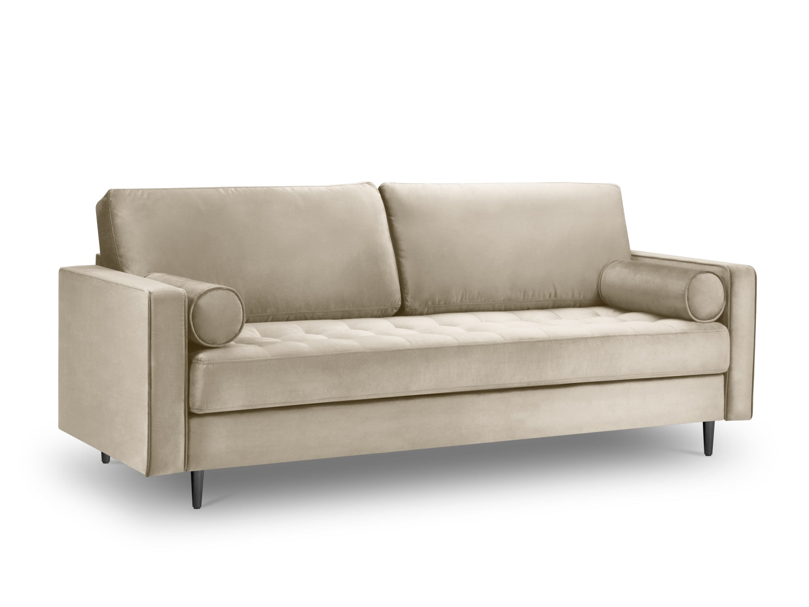 3-Sitzer Sofa Aspen in Dark Beige-Salvador präsentiert im Onlineshop von KAQTU Design AG. 3er Sofa ist von Cosmopolitan Design
