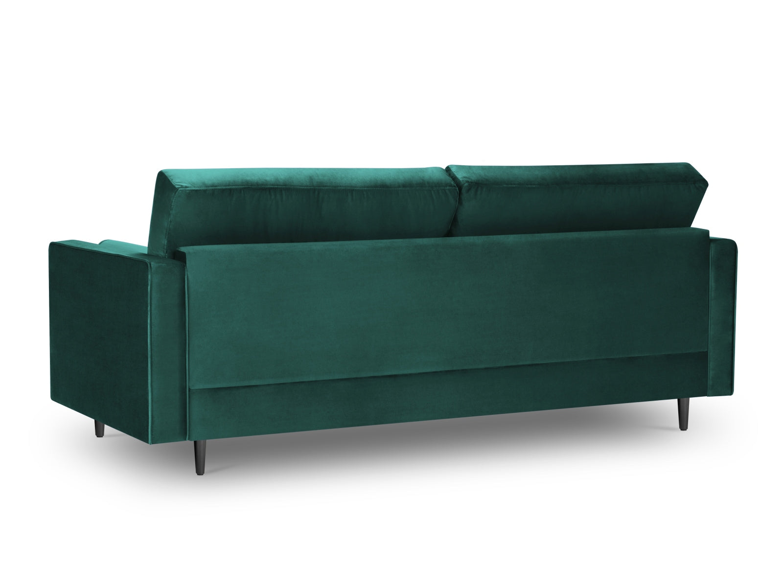 Modernes 3-Sitzer Sofa Aspen in ansprechendem Petrol, perfekt für stilvolle Wohnzimmer und gemütliche Entspannung.