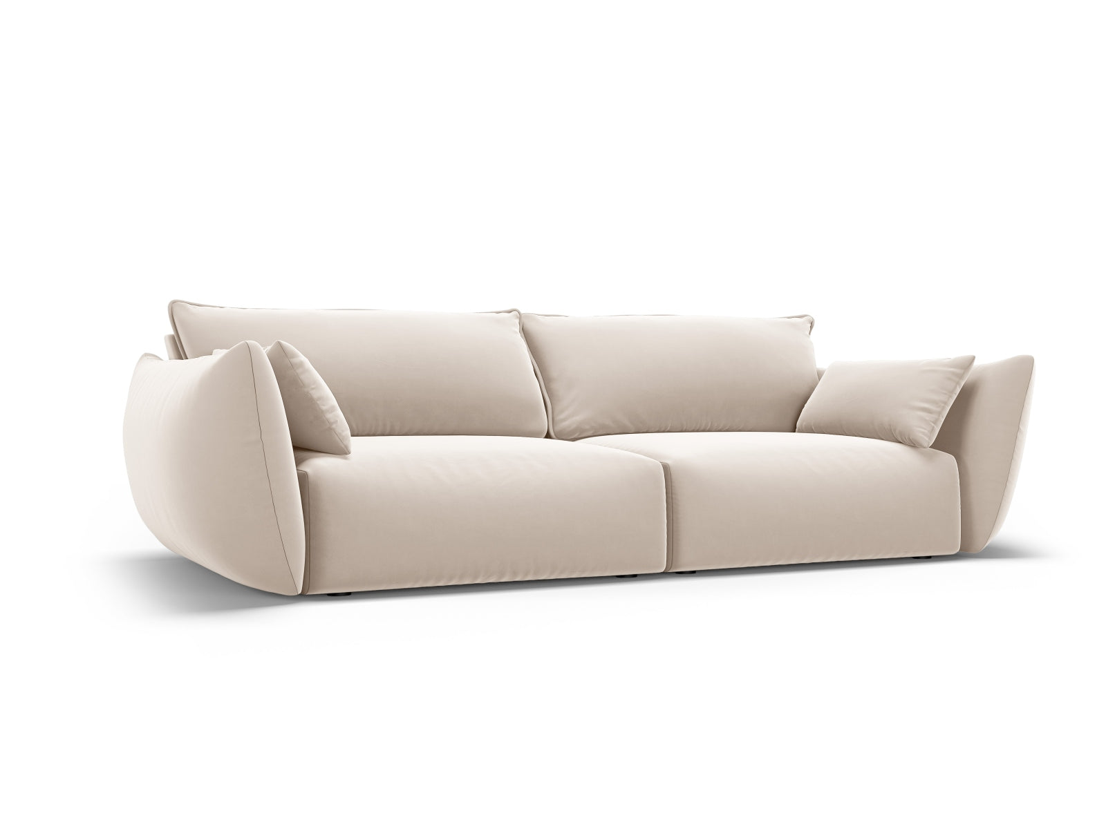 Elegantes 3-Sitzer Sofa Matera in stilvollem Beige, ideal für moderne Wohnräume, erhältlich bei KAQTU Design AG.