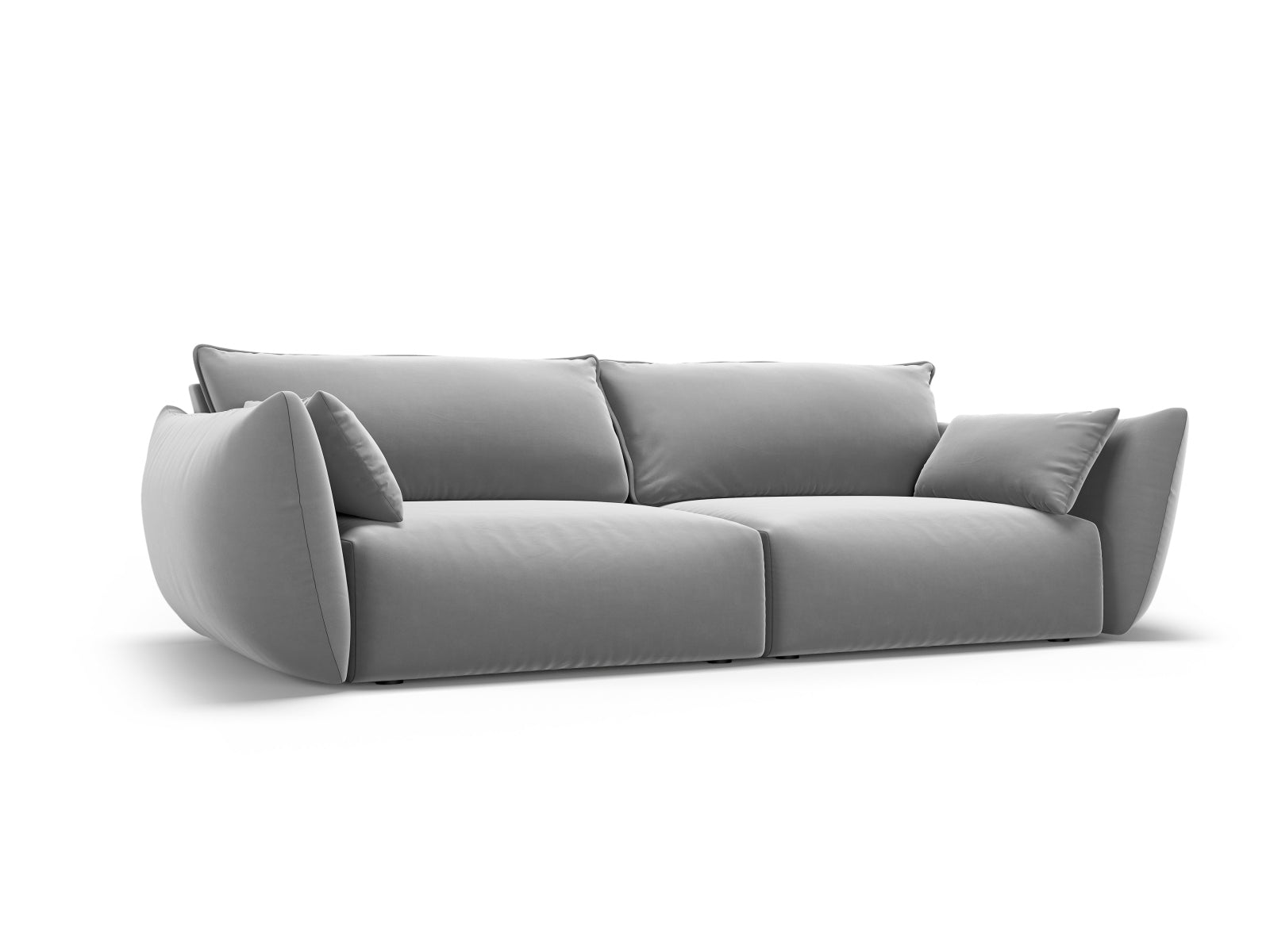 Elegantes 3-Sitzer Sofa Matera in stilvollem Grau, ideal für moderne Wohnräume, erhältlich bei KAQTU Design AG.
