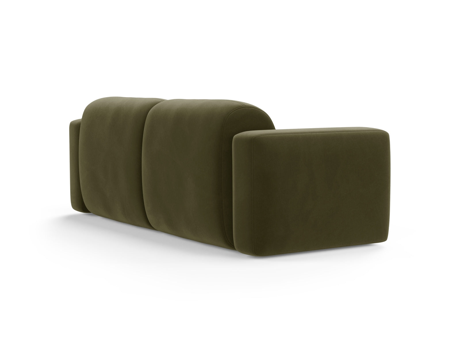 Strino Velour Modular Sofa 3 Sitzer in Green präsentiert im Onlineshop von KAQTU Design AG. 3er Sofa ist von Cosmopolitan Design