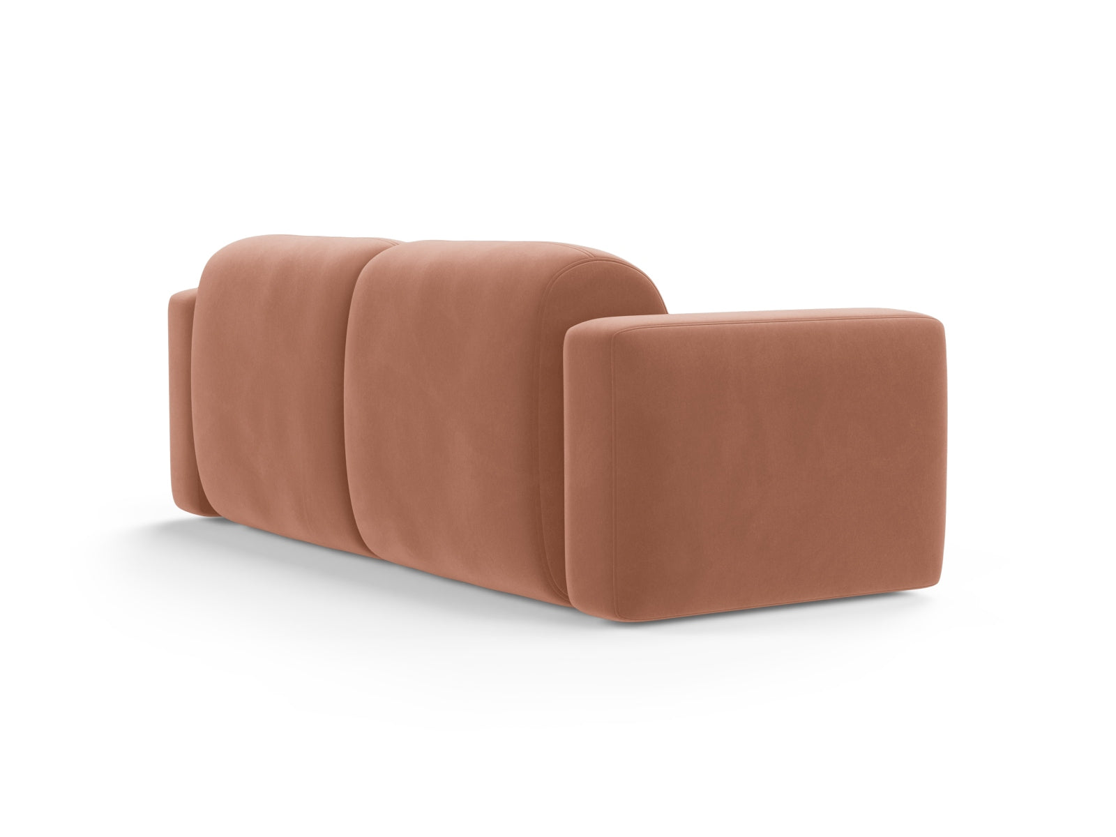 Strino Velour Modular Sofa 3 Sitzer in Pink präsentiert im Onlineshop von KAQTU Design AG. 3er Sofa ist von Cosmopolitan Design