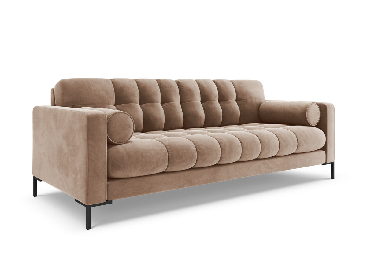 3-Sitzer Sofa Bali in Beige-Bluvel präsentiert im Onlineshop von KAQTU Design AG. 3er Sofa ist von Cosmopolitan Design