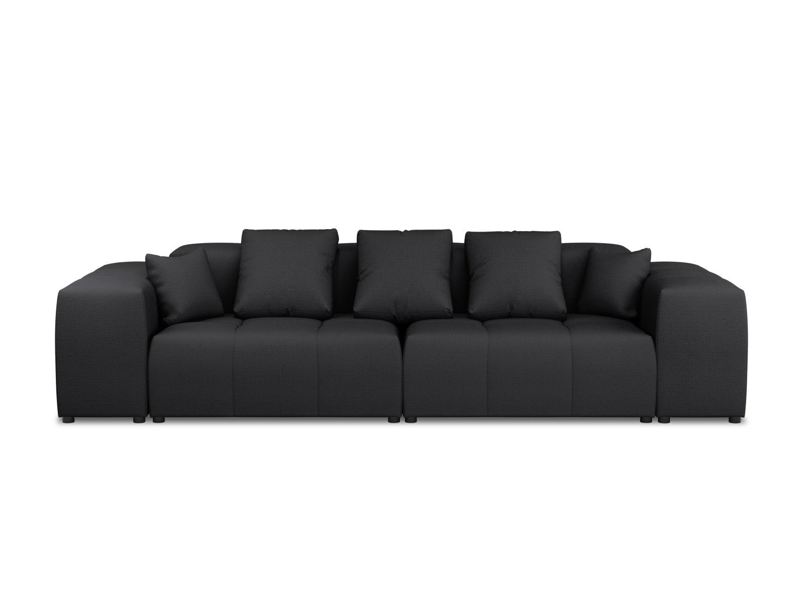 Rome Modular Sofa 3 Sitzer in Black präsentiert im Onlineshop von KAQTU Design AG. 3er Sofa ist von Cosmopolitan Design