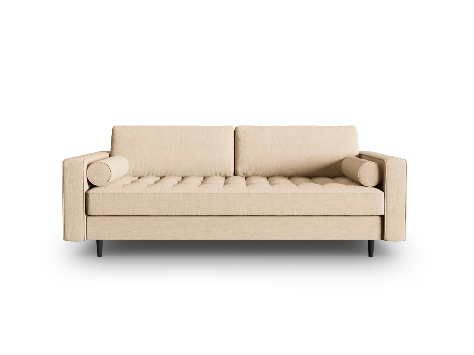 3-Sitzer Sofa Aspen in Beige-Melva präsentiert im Onlineshop von KAQTU Design AG. 3er Sofa ist von Cosmopolitan Design