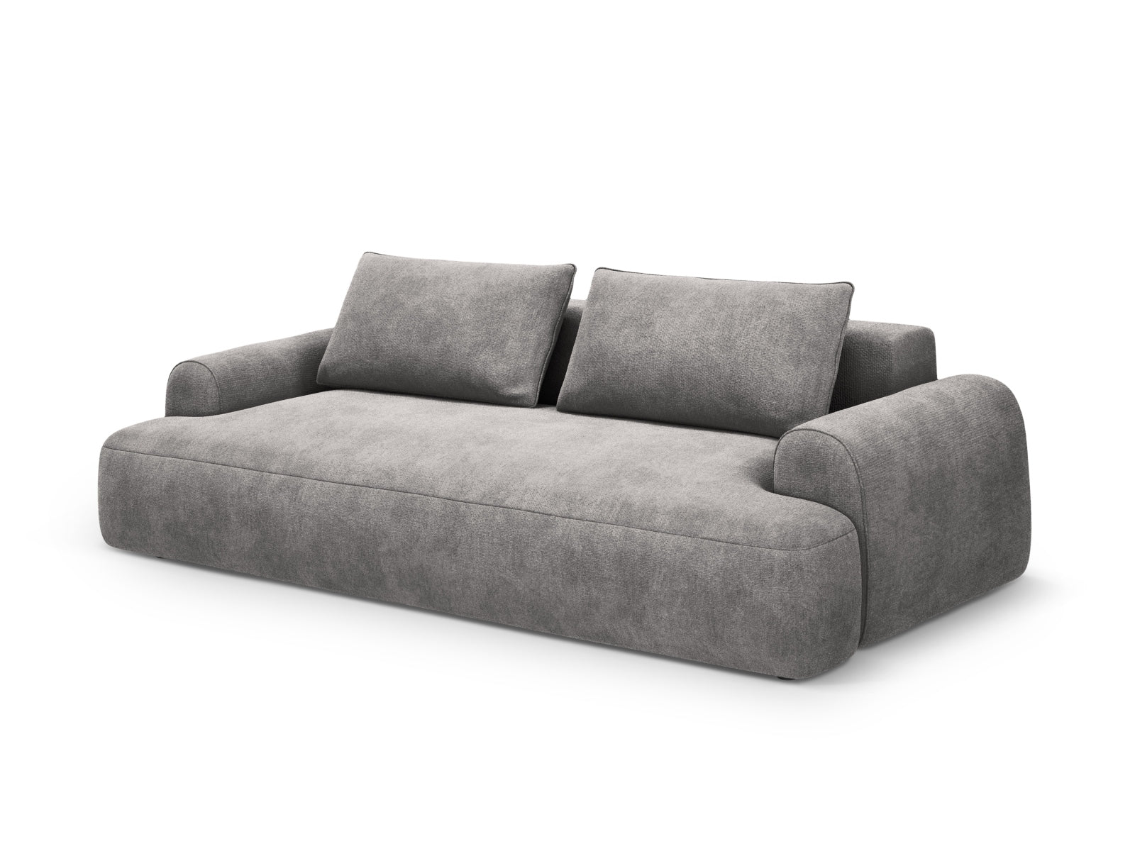 Stylisches 4-Sitzer Sofa Calma in Grey-Vogue, ideal für Wohnräume, bietet Schlaffunktion und praktischen Stauraum.