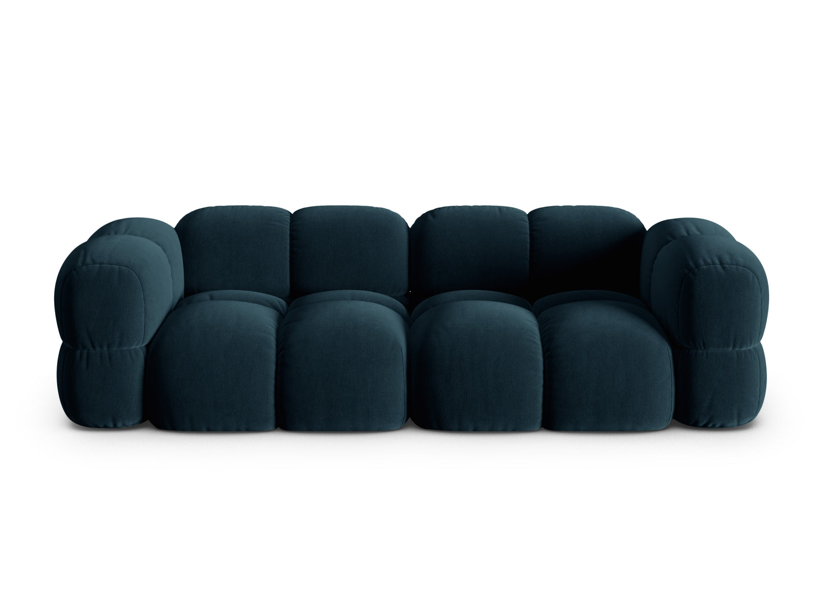 Loretto Velour Sofa 4 Sitzer 100cm in Deep Petrol präsentiert im Onlineshop von KAQTU Design AG. 4er Sofa ist von Cosmopolitan Design