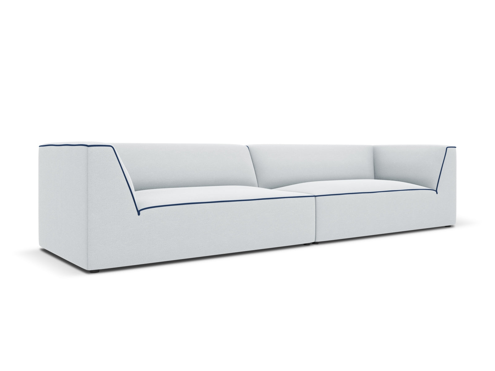 Erleben Sie das Oslo 4-Sitzer Sofa von Cosmopolitan Design – elegantes Velours, optimaler Sitzkomfort und zeitgemässes Design für Ihr Wohnambiente.