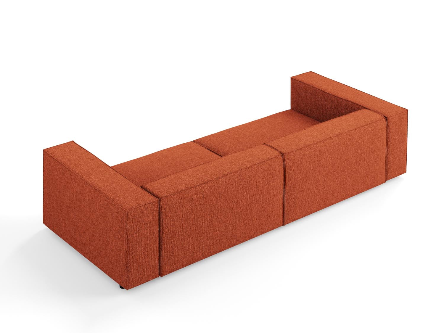 Arendal Sofa 4 Sitzer in Terracotta präsentiert im Onlineshop von KAQTU Design AG. 4er Sofa ist von Cosmopolitan Design