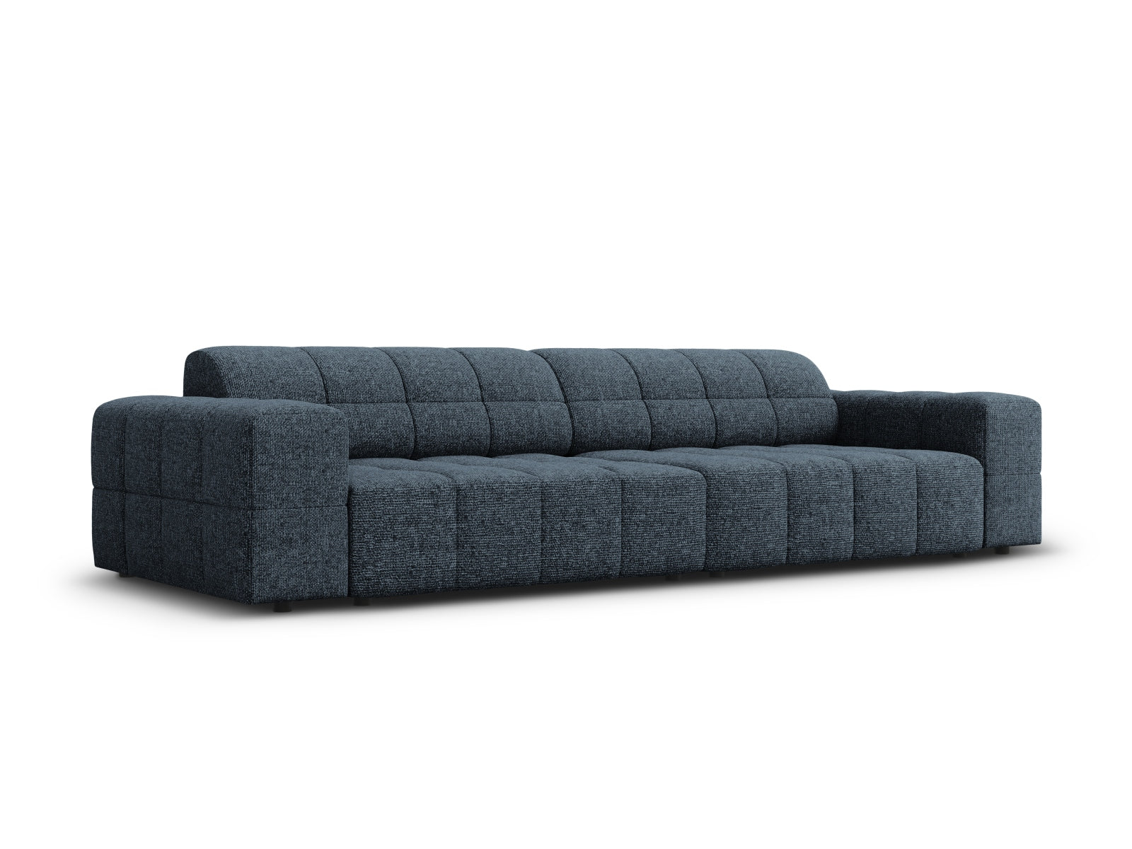 Elegantes Chicago Sofa für 4 Personen in Royal Blue-Haga, ideal für stilvolle Wohnräume, präsentiert von KAQTU Design AG.