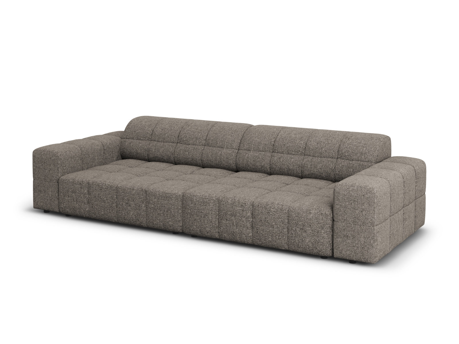 Stylisches 4-Sitzer Chicago Sofa in Grau, perfekt für zeitgemäße Wohnzimmergestaltung und komfortable Entspannung.