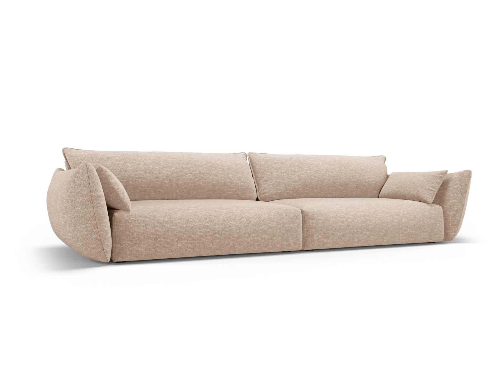 Beige 4-Sitzer Sofa Matera von Cosmopolitan Design, stilvolles und modernes Möbelstück für Ihr Wohnzimmer, erhältlich bei KAQTU Design AG.