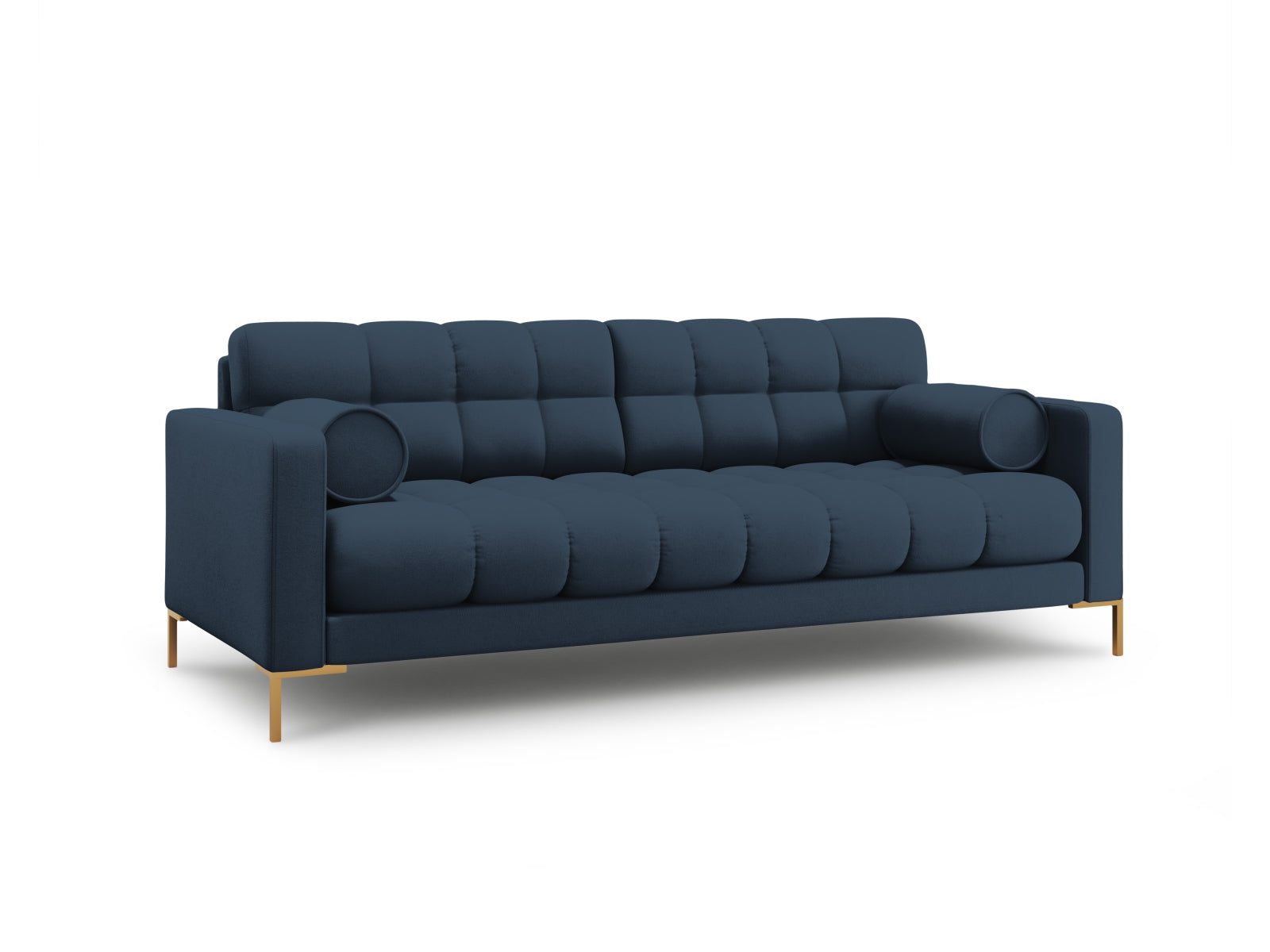 Elegantes 4-Sitzer Sofa Bali in stilvollem Blau, ideal für moderne Wohnräume, erhältlich bei KAQTU Design AG.