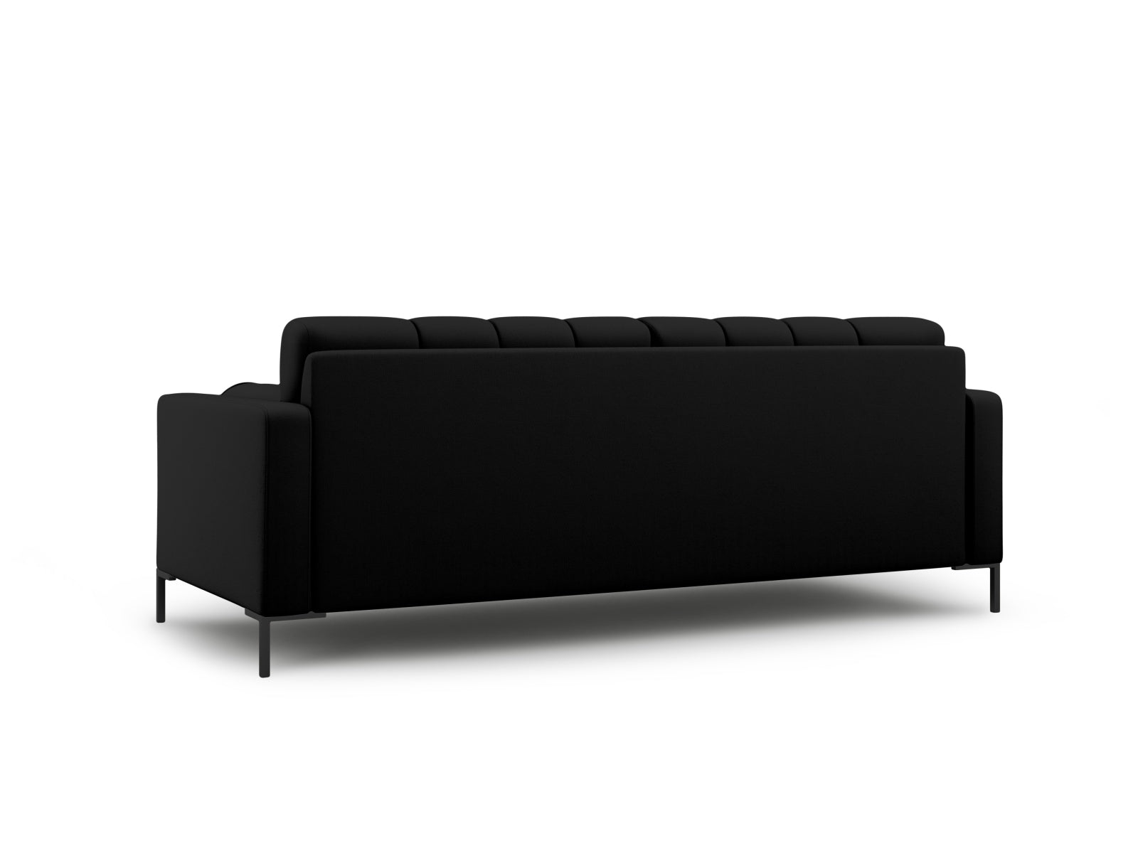 Elegantes 4-Sitzer Sofa Bali von Cosmopolitan Design in Schwarz und Neve, ideal für ein modernes Wohnambiente und entspannte Stunden.