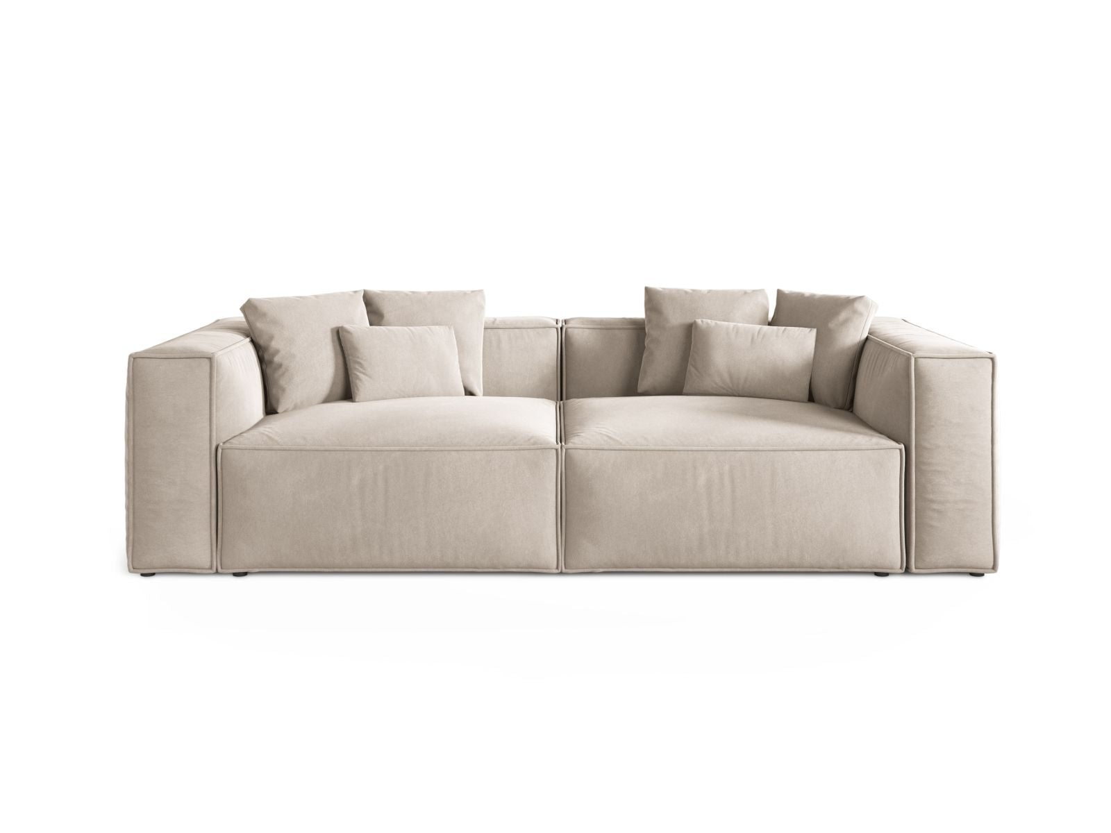 4-Sitzer Sofa Aveiro in Light Beige-Casino präsentiert im Onlineshop von KAQTU Design AG. 4er Sofa ist von Cosmopolitan Design
