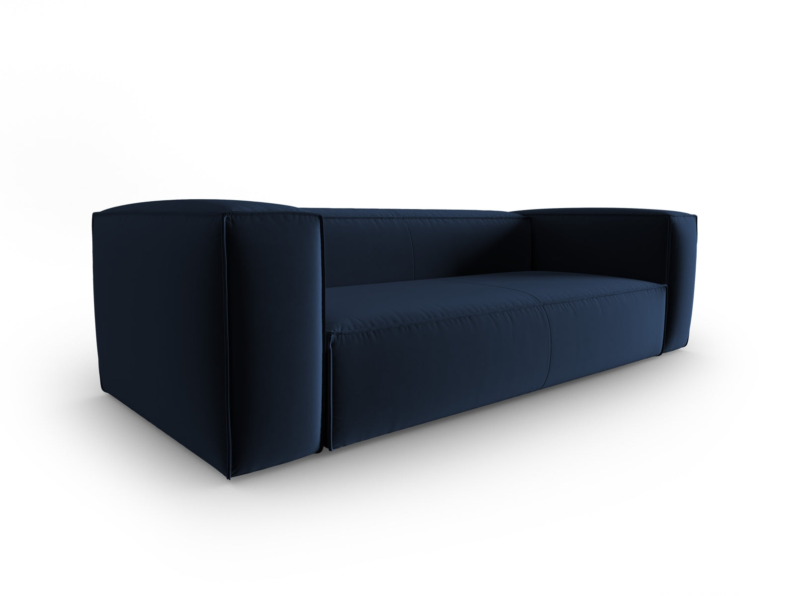 Mackay Velour Sofa 4 Sitzer in Royal Blue präsentiert im Onlineshop von KAQTU Design AG. 4er Sofa ist von Cosmopolitan Design