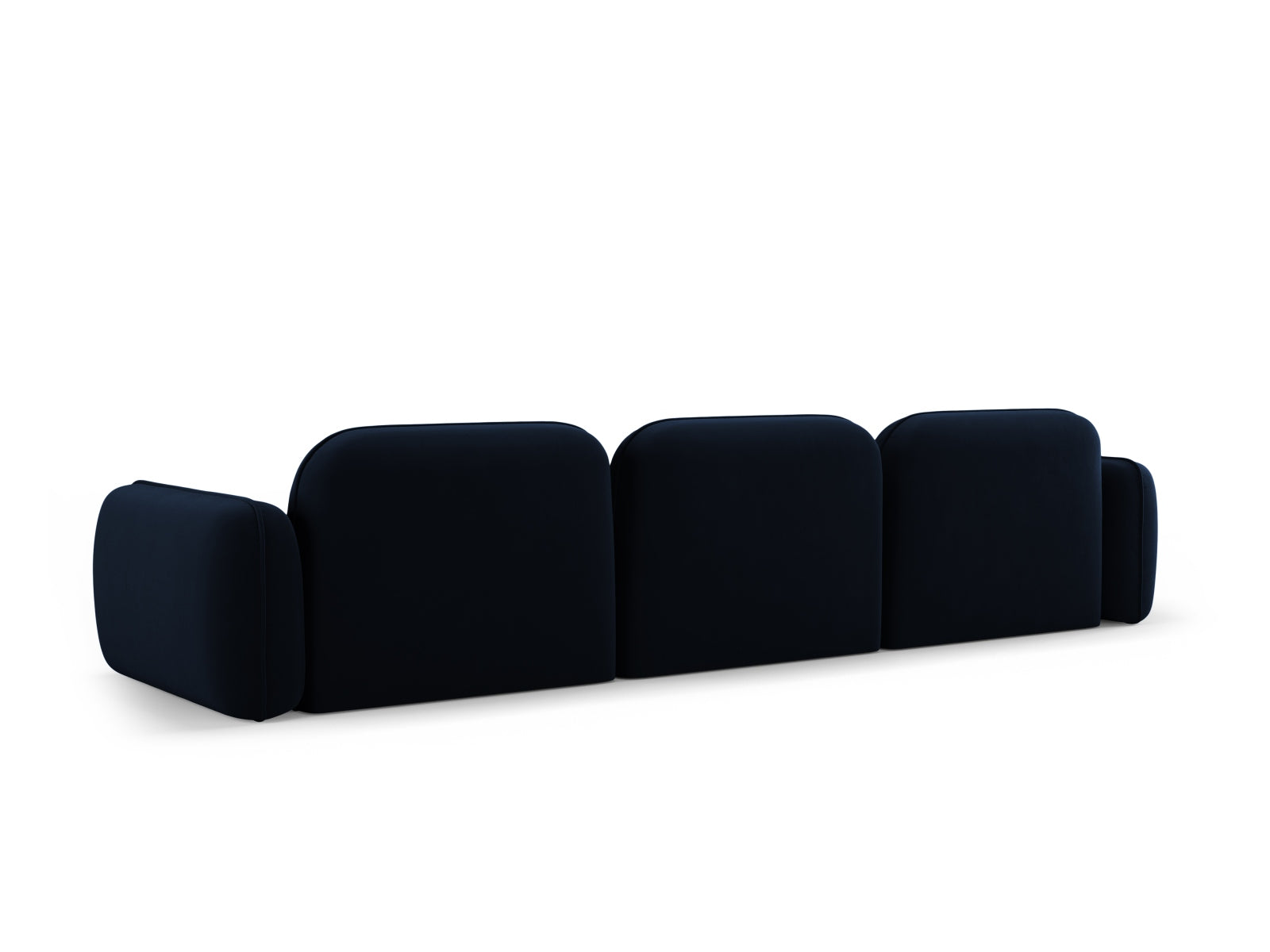 Sydney Velour Modular Sofa 4 Sitzer in Royal Blue präsentiert im Onlineshop von KAQTU Design AG. 4er Sofa ist von Cosmopolitan Design